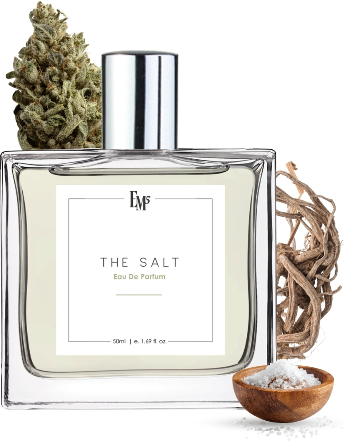 Image of Em5 The Salt EDP Perfume for Men | Marine Woody Salty Aromatic Fragrance | Eau de Parfum - 50 ml (For Men)