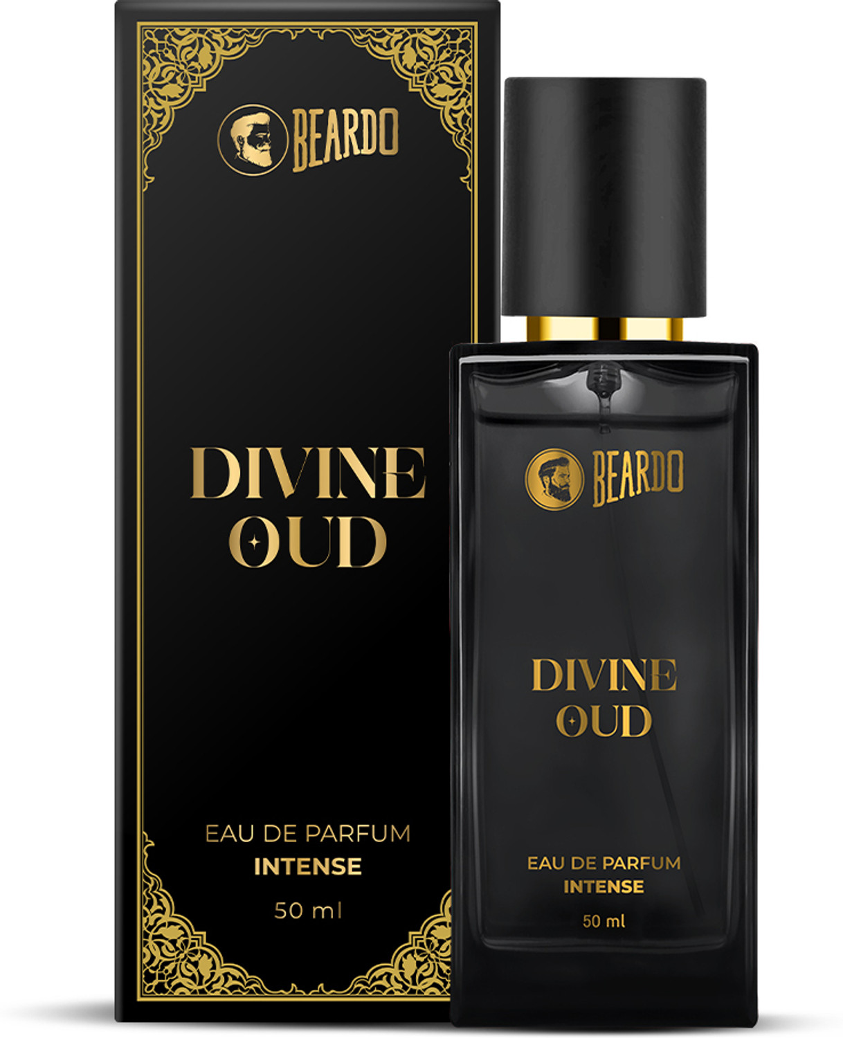 BEARDO Divine Oud perfume For Men | Woody, Spicy & Oud | Gift For Men|Husband|Boyfriend Eau de Parfum - 50 ml
