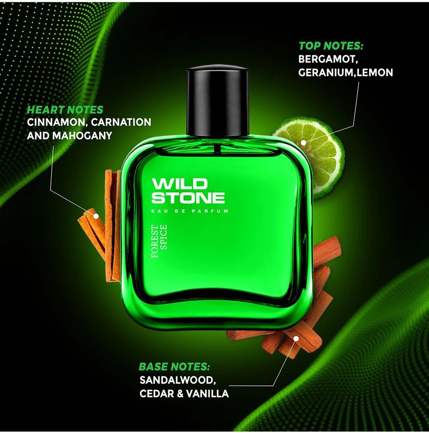 Image of Wild Stone Forest Spice Perfume for men Eau de Parfum - 100 ml