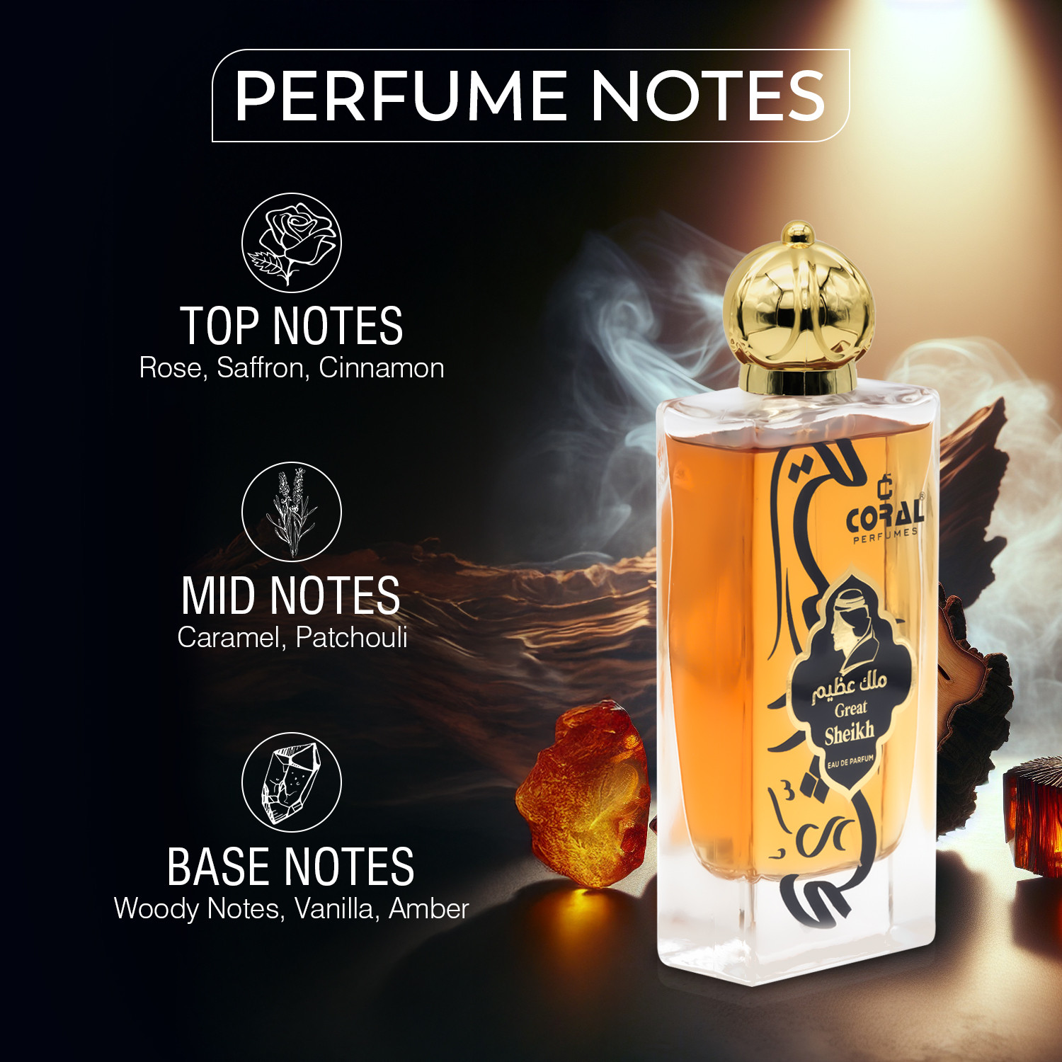 Image of C CORAL PERFUMES Great Sheikh Eau de Parfum - 100 ml