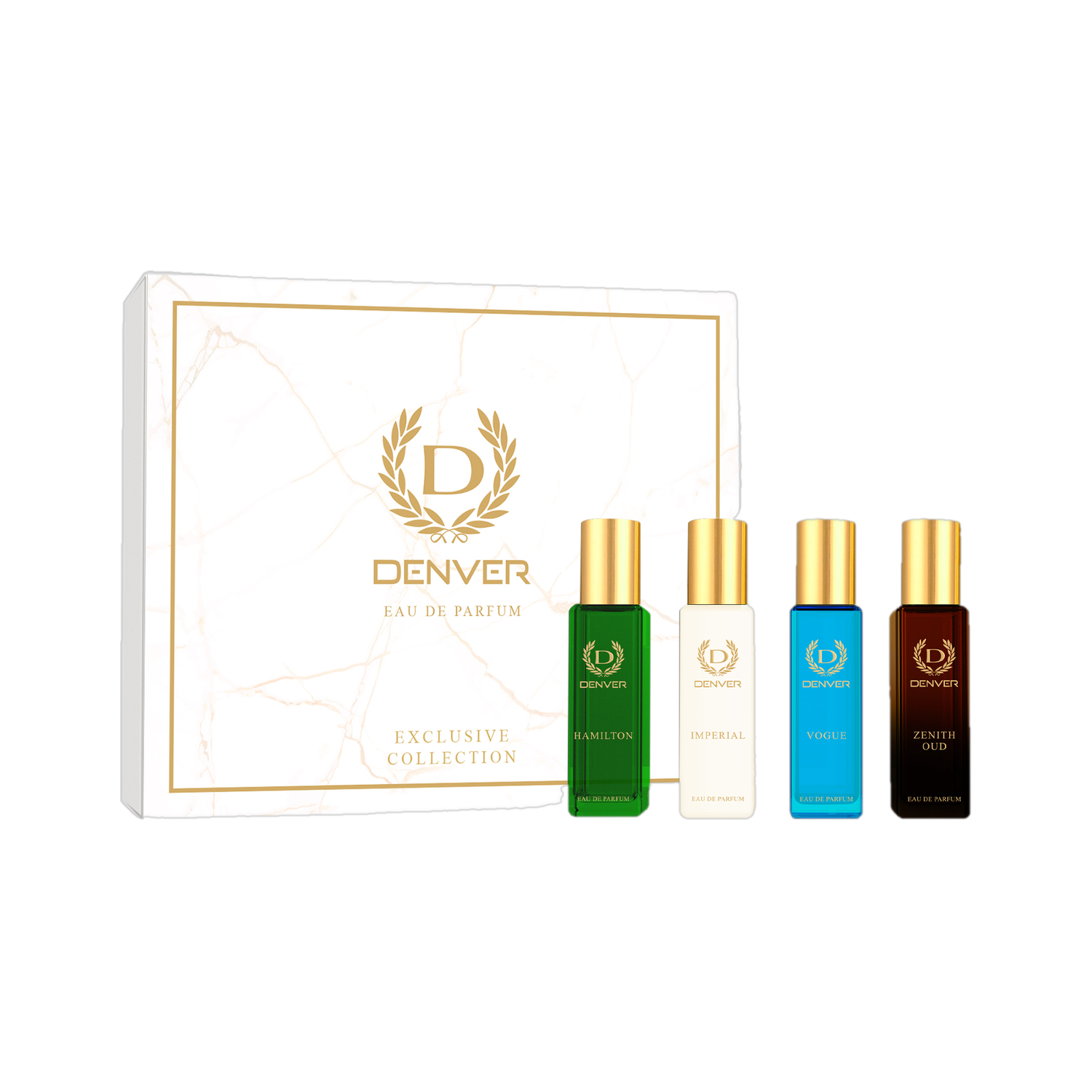 DENVER Luxury Collection Unisex Perfume 20ml x 4 - Image 1