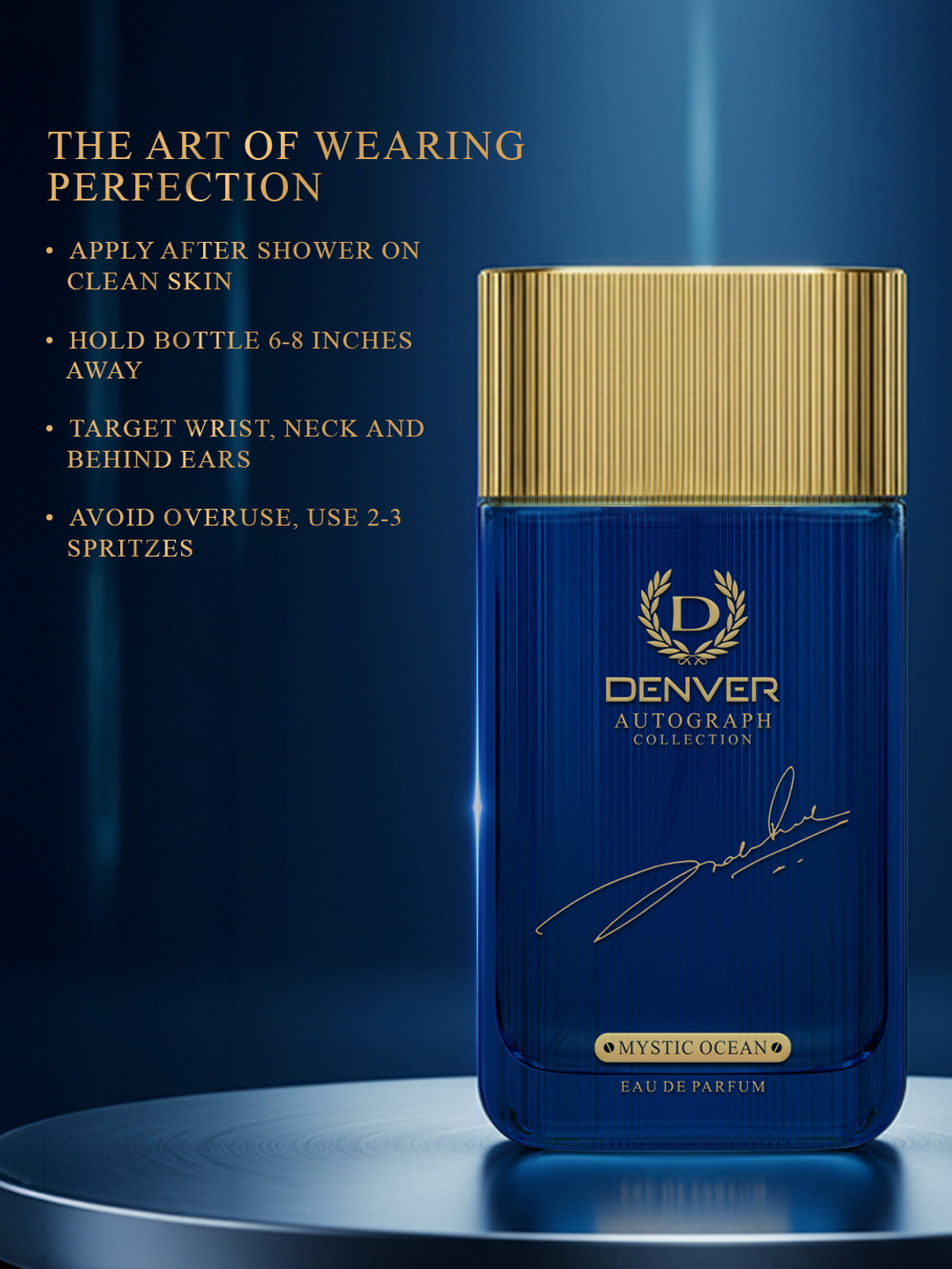 Image of DENVER SRK Autograph Mystic Ocean Perfume - 60 ml