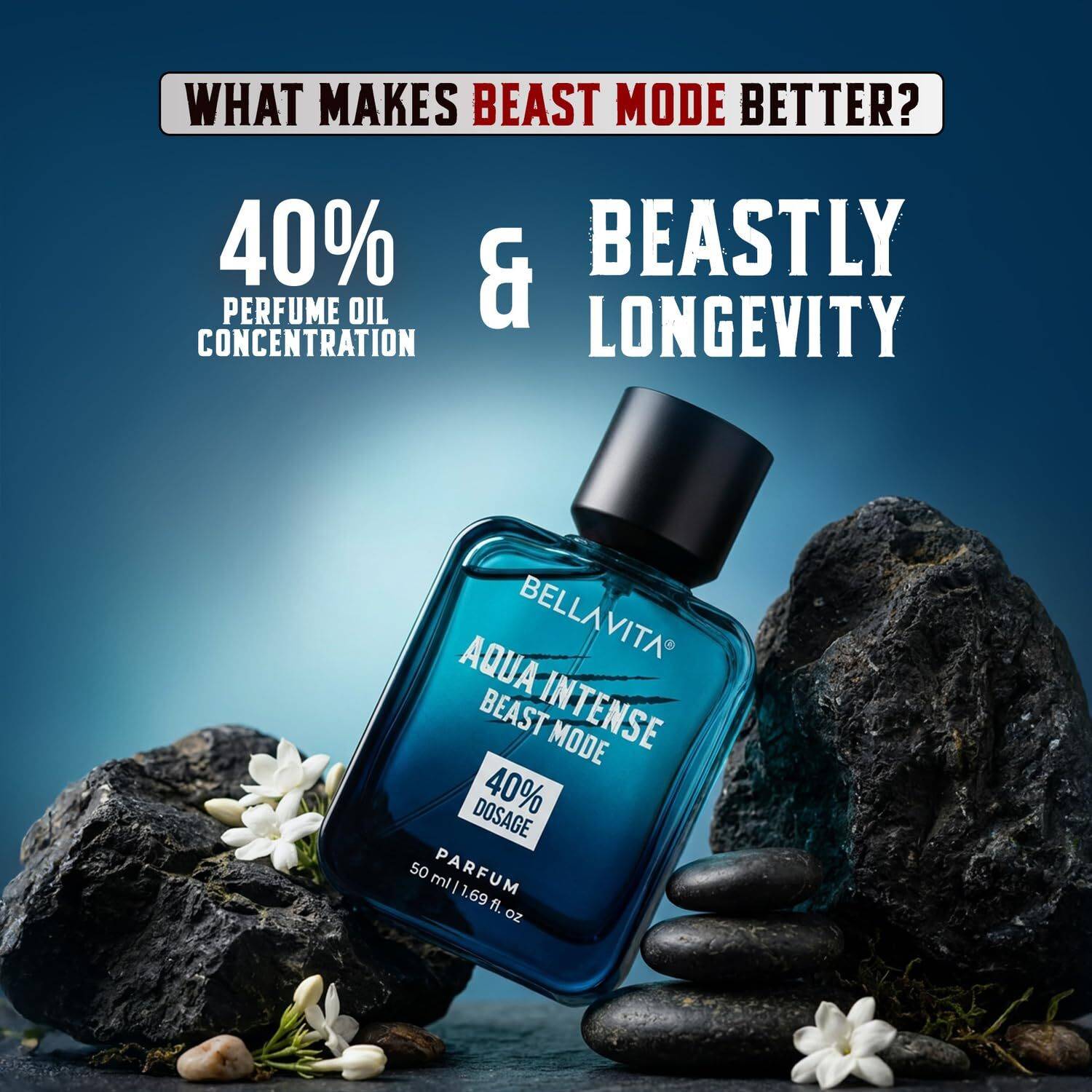 BELLAVITA Aqua Intense Beast Mode Perfume 50 ml - Image 2