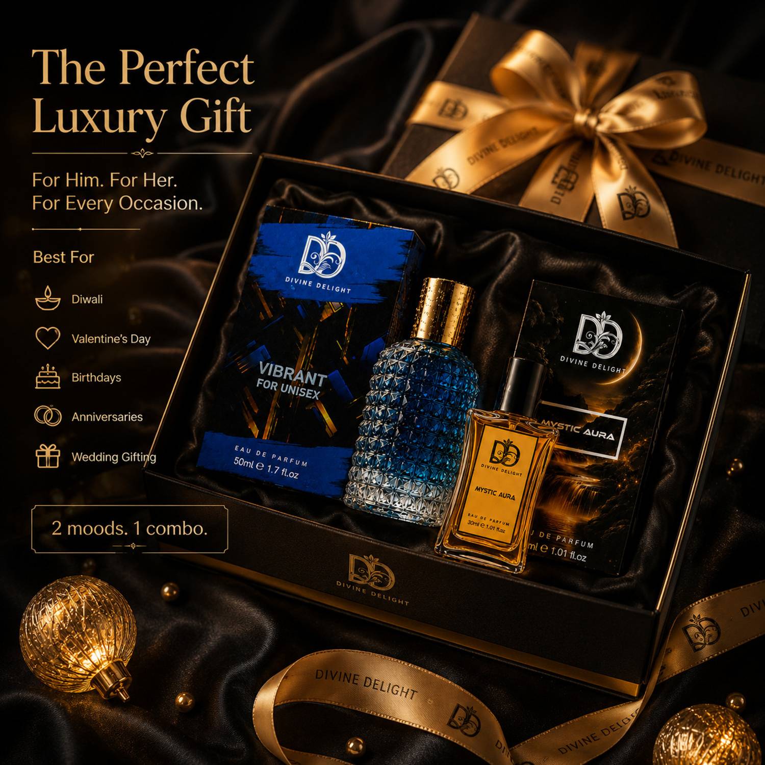 Divine Delight Combo Pack of 2 Eau de Parfum 80ml - Image 4