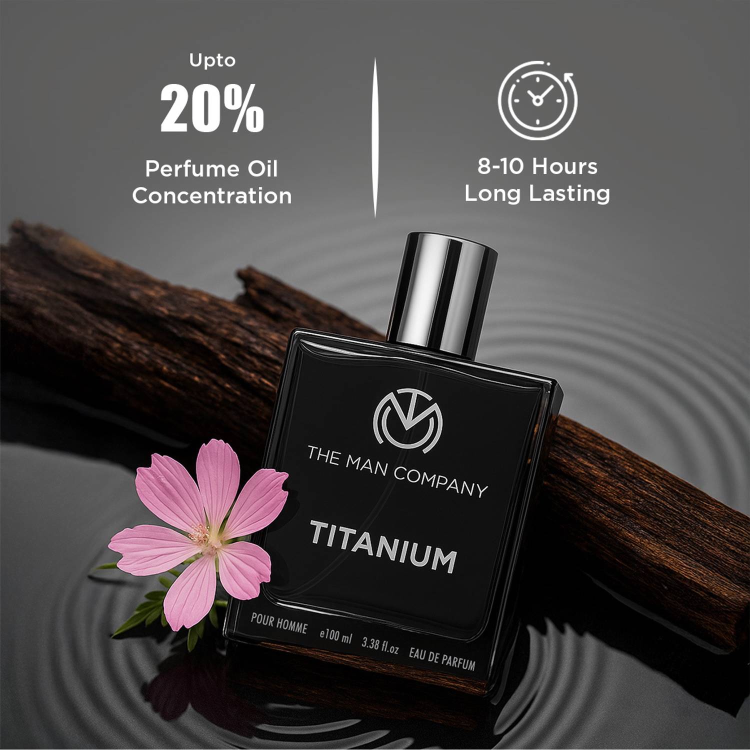 THE MAN COMPANY Titanium Perfume for Men 100 ml - Image 3