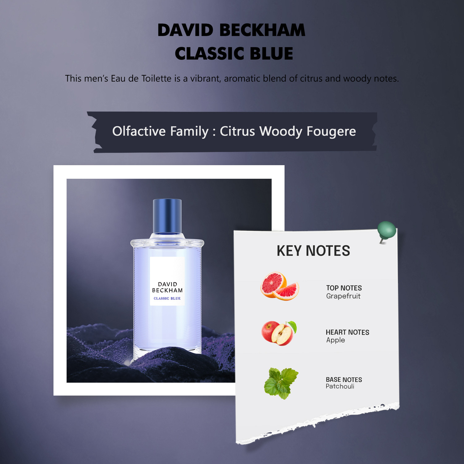 Image of DAVID BECKHAM Classic Blue Eau de Toilette - 100 ml
