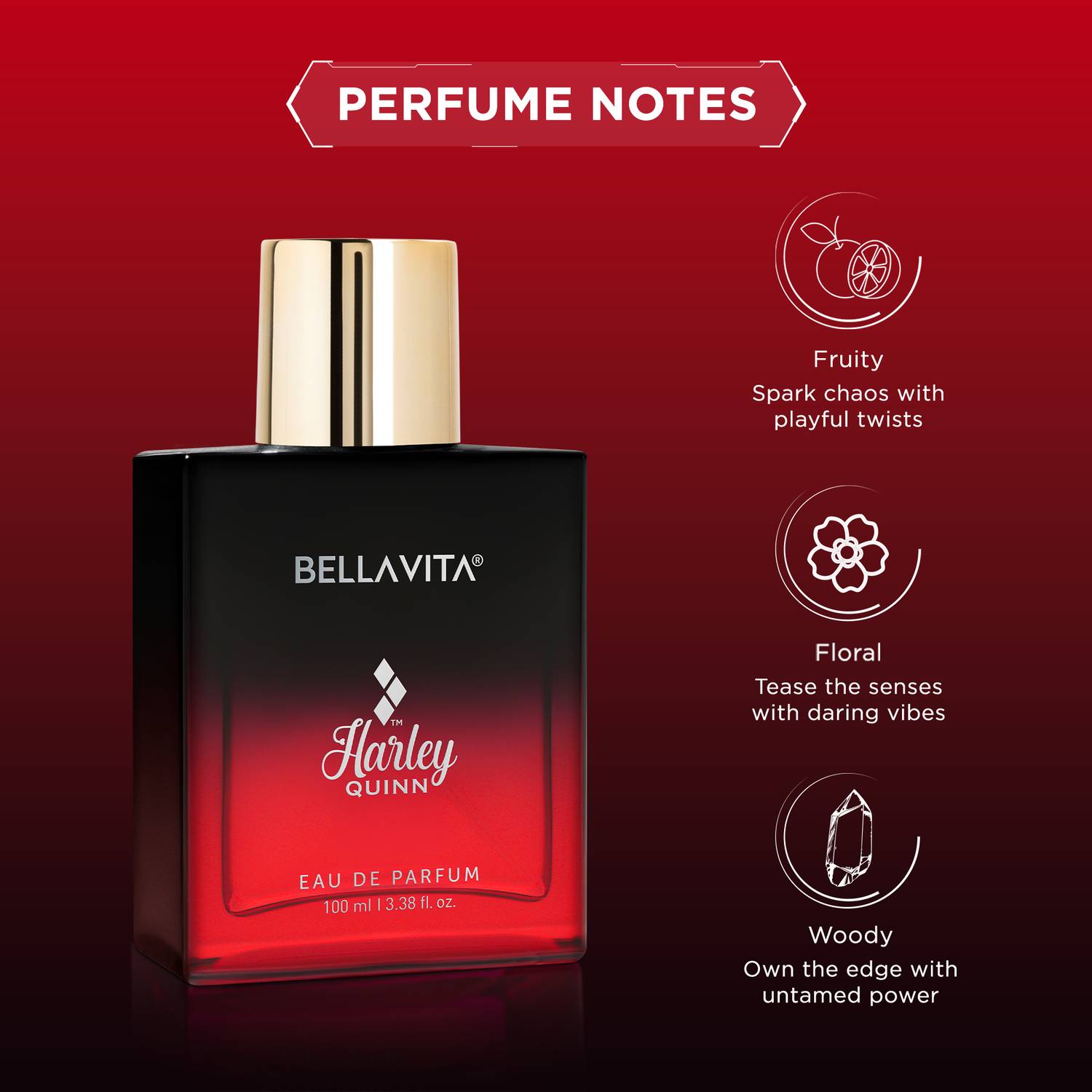 BELLAVITA Harley Quinn Perfume 100ml - Image 4