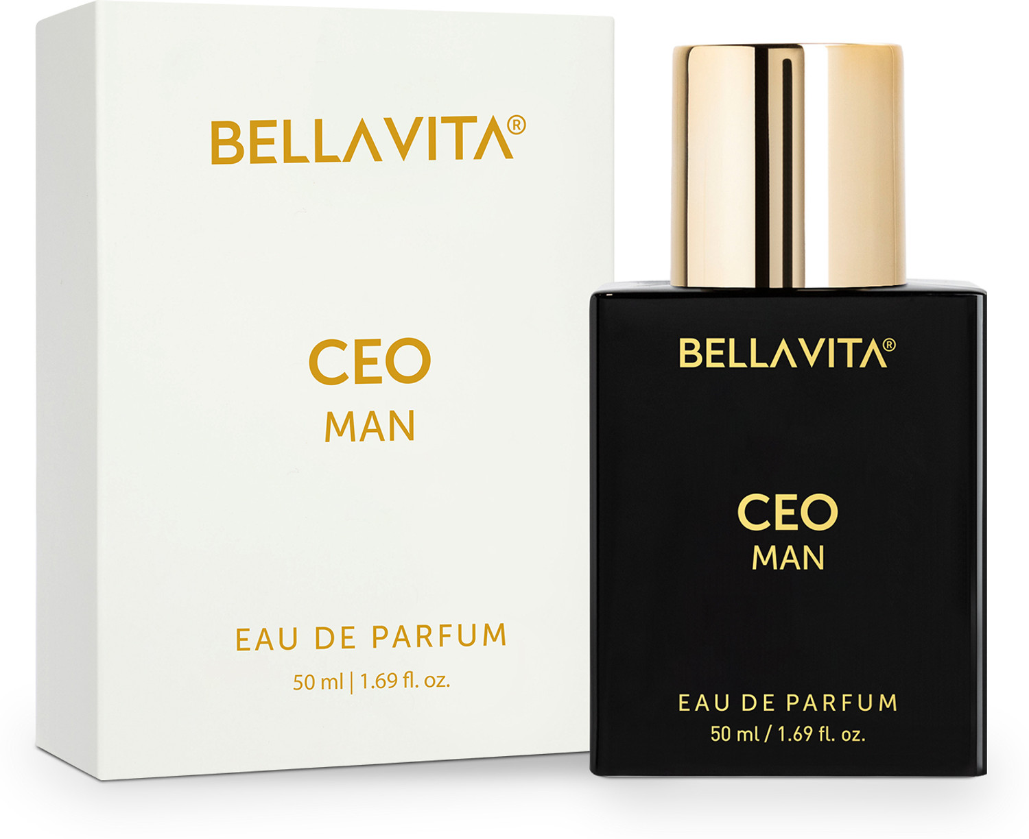 Image of BELLAVITA CEO MAN Eau De Perfume ,Long Lasting Notes of Tonka,Agarwood & Ambergris Eau de Parfum - 50 ml