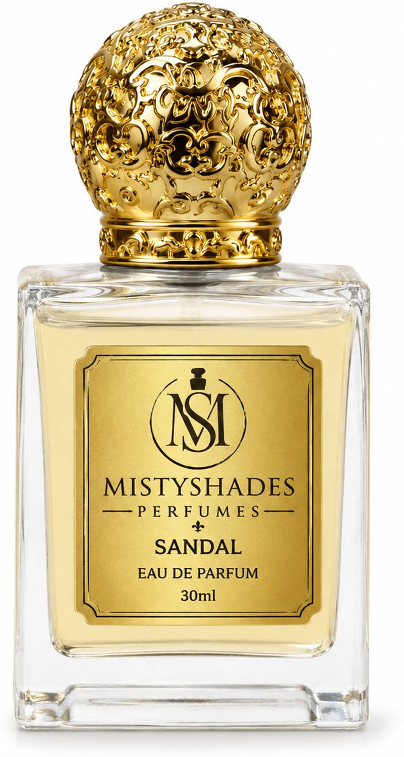 MistyShades Sandal Luxury Woody Perfume 30 ml - Image 1