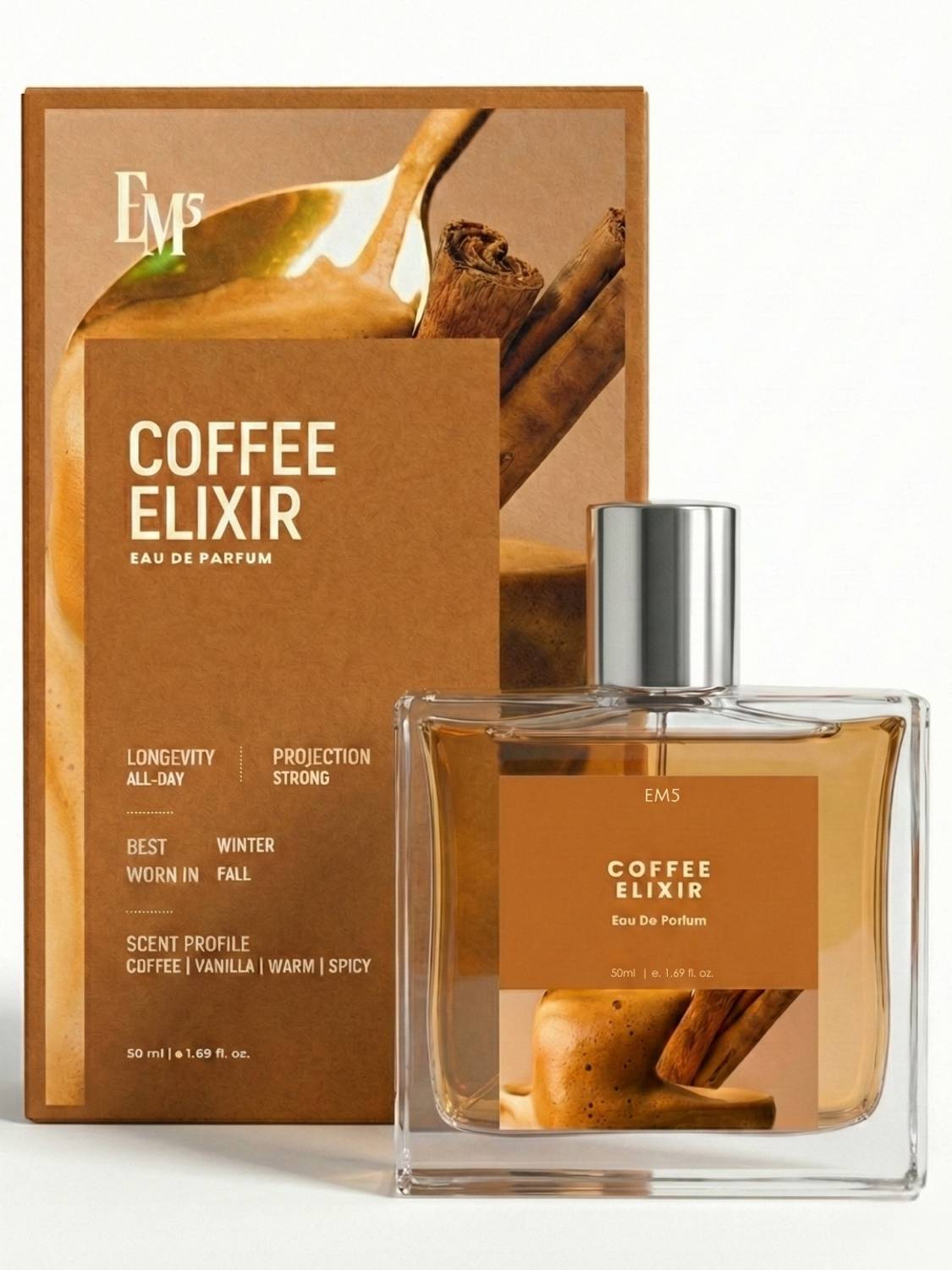 Em5 Coffee Elixir EDP Perfume for Women 50 ml