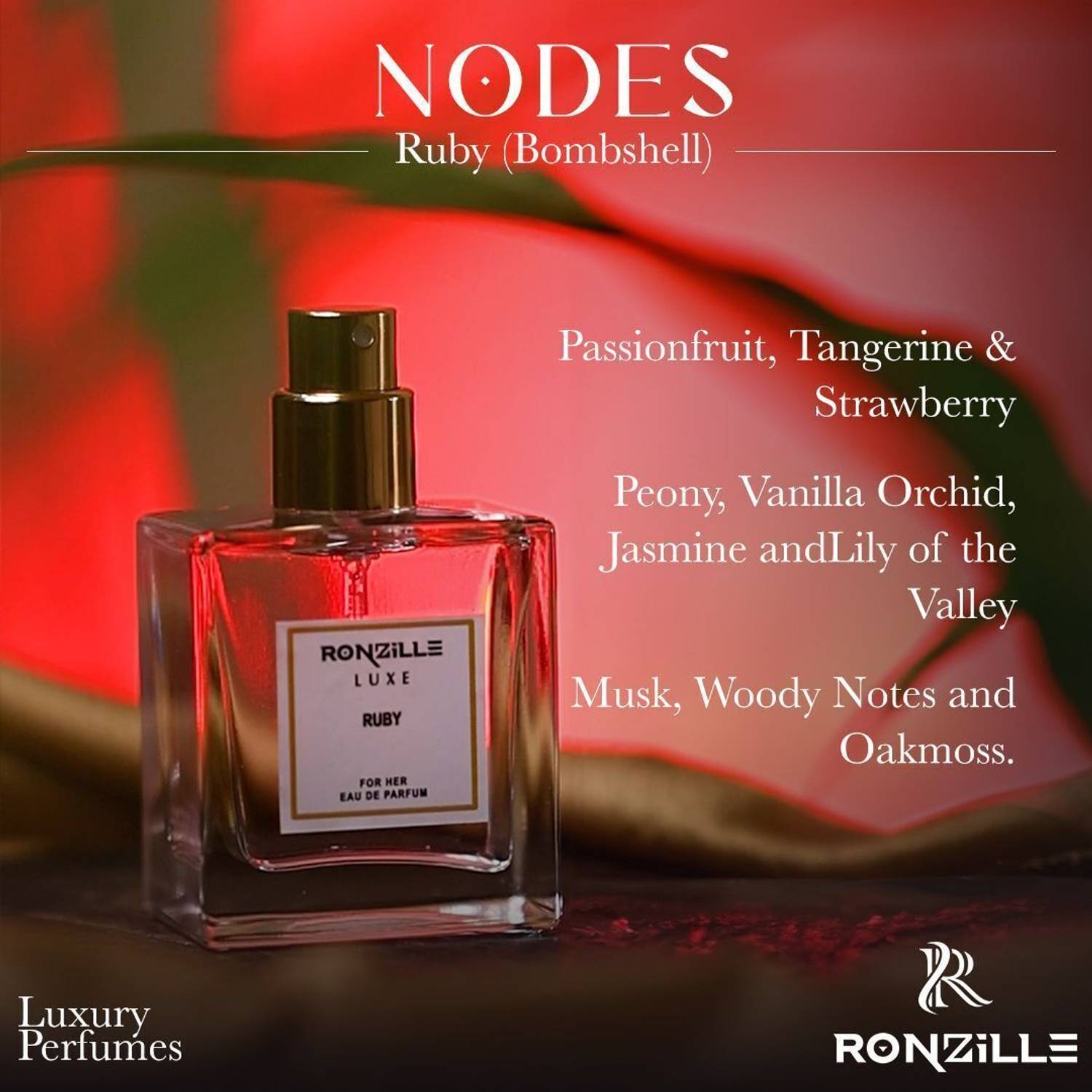 RONZILLE Ruby For Her Eau De Perfume 30 ml - Image 3