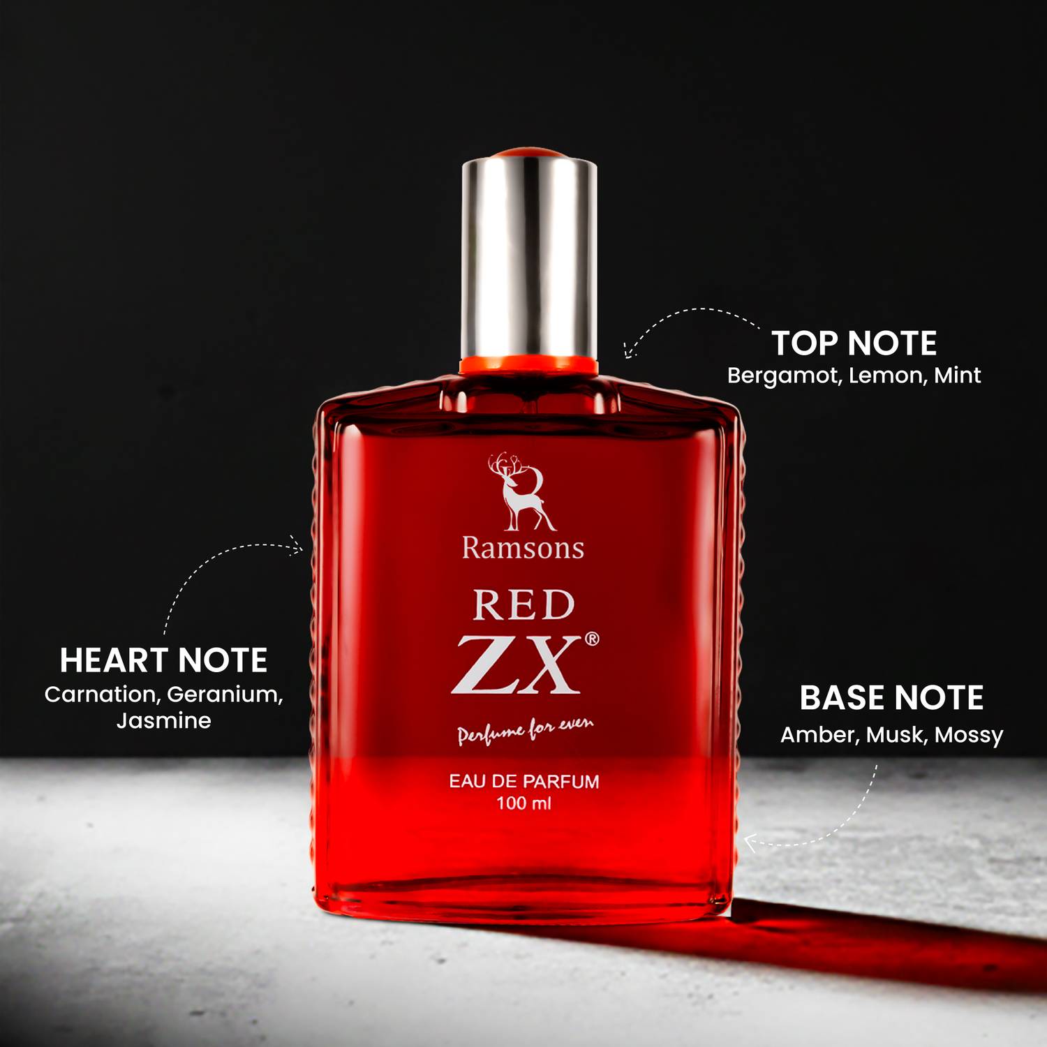 RAMSONS REDZX Eau de Parfum 100 ml - Image 3