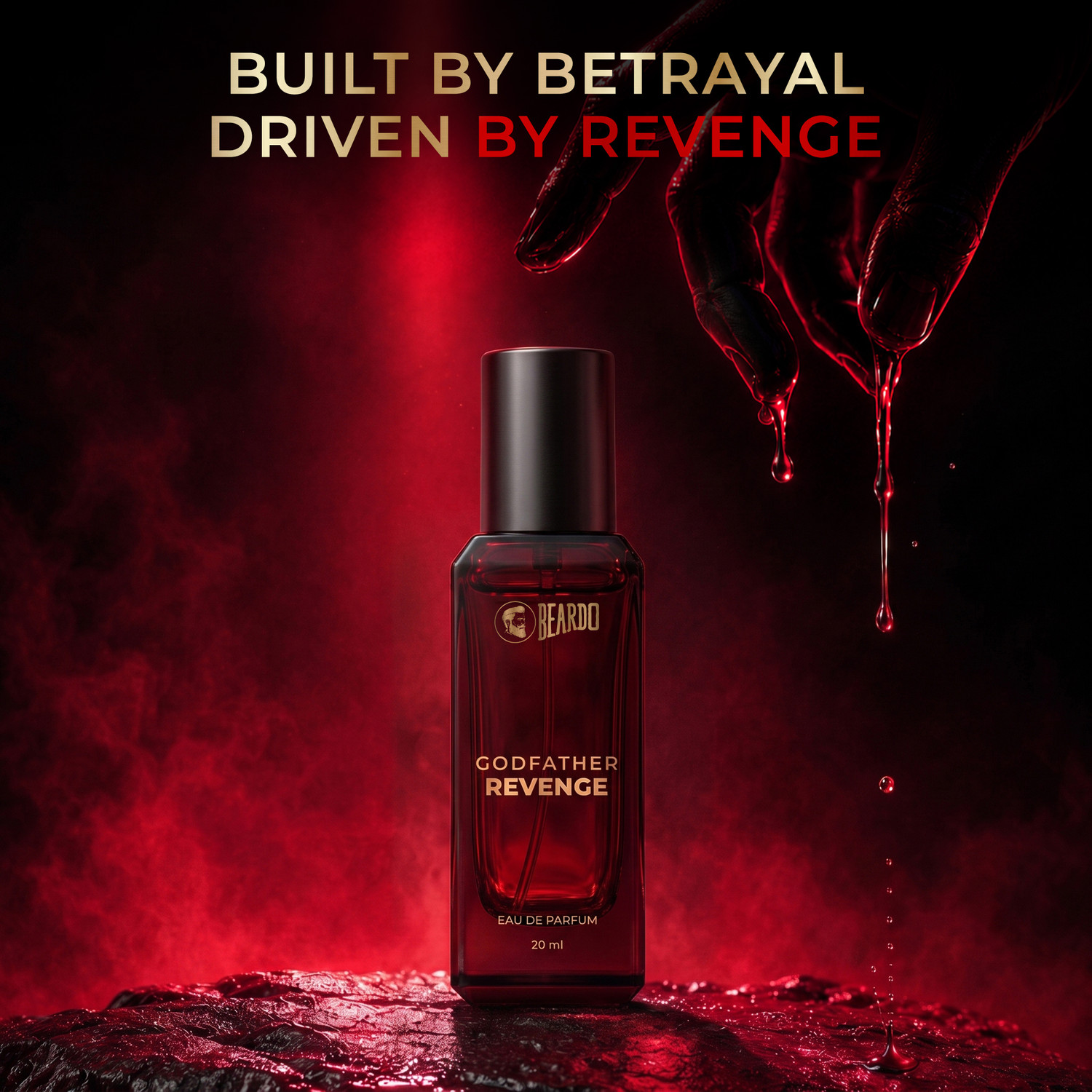 Image of BEARDO Godfather Revenge | Fruity, Woody, Aromatic | Long Lasting Perfume for Men Eau de Parfum - 20 ml