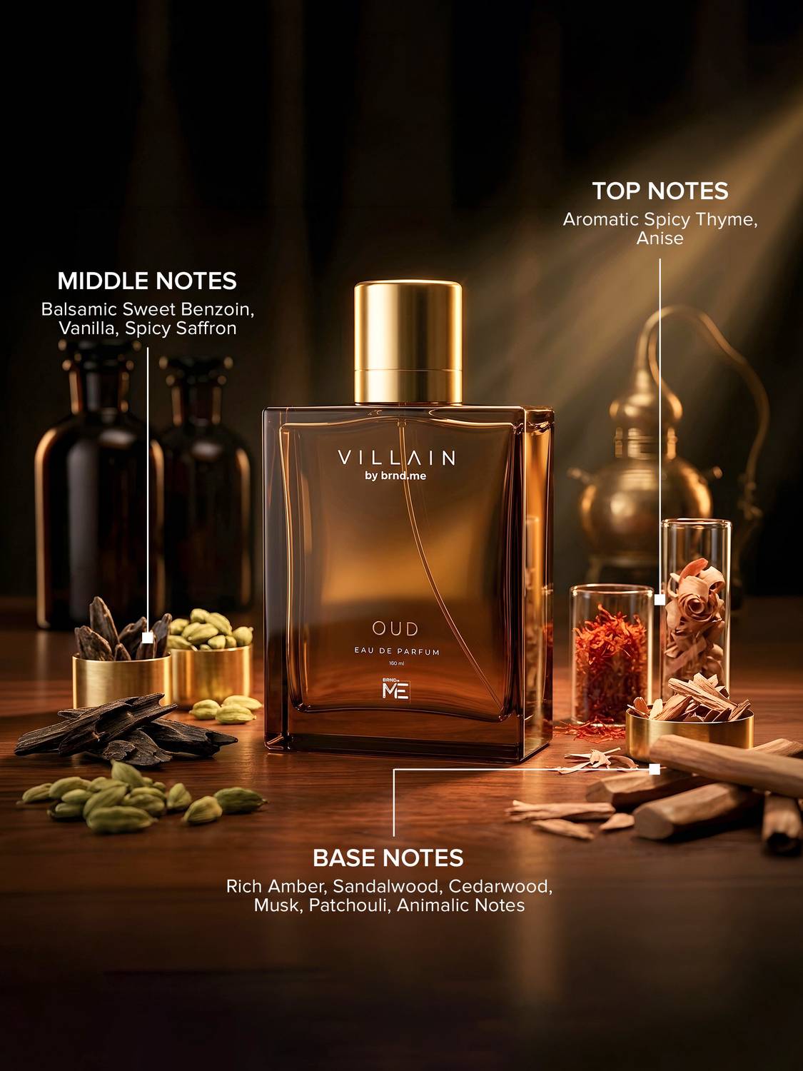 VILLAIN Oud Perfume 100 ml - Image 3