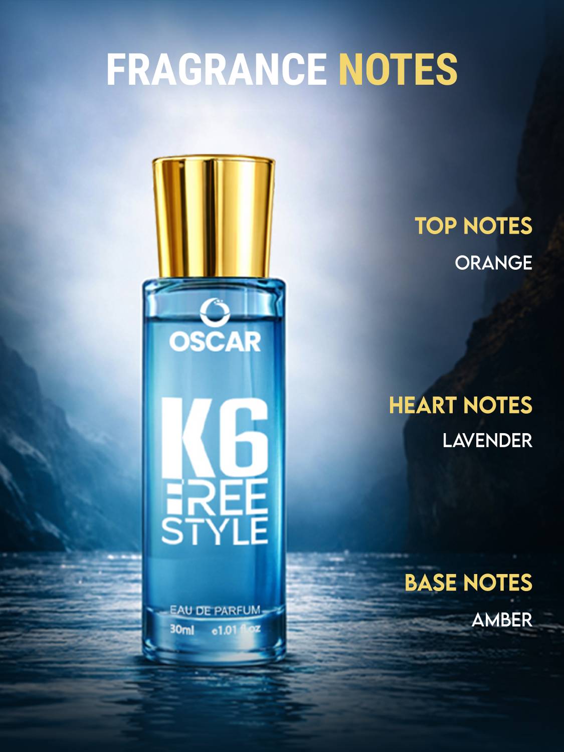 OSCAR K6 Silk All Black 120 ml Perfume Combo - Image 4