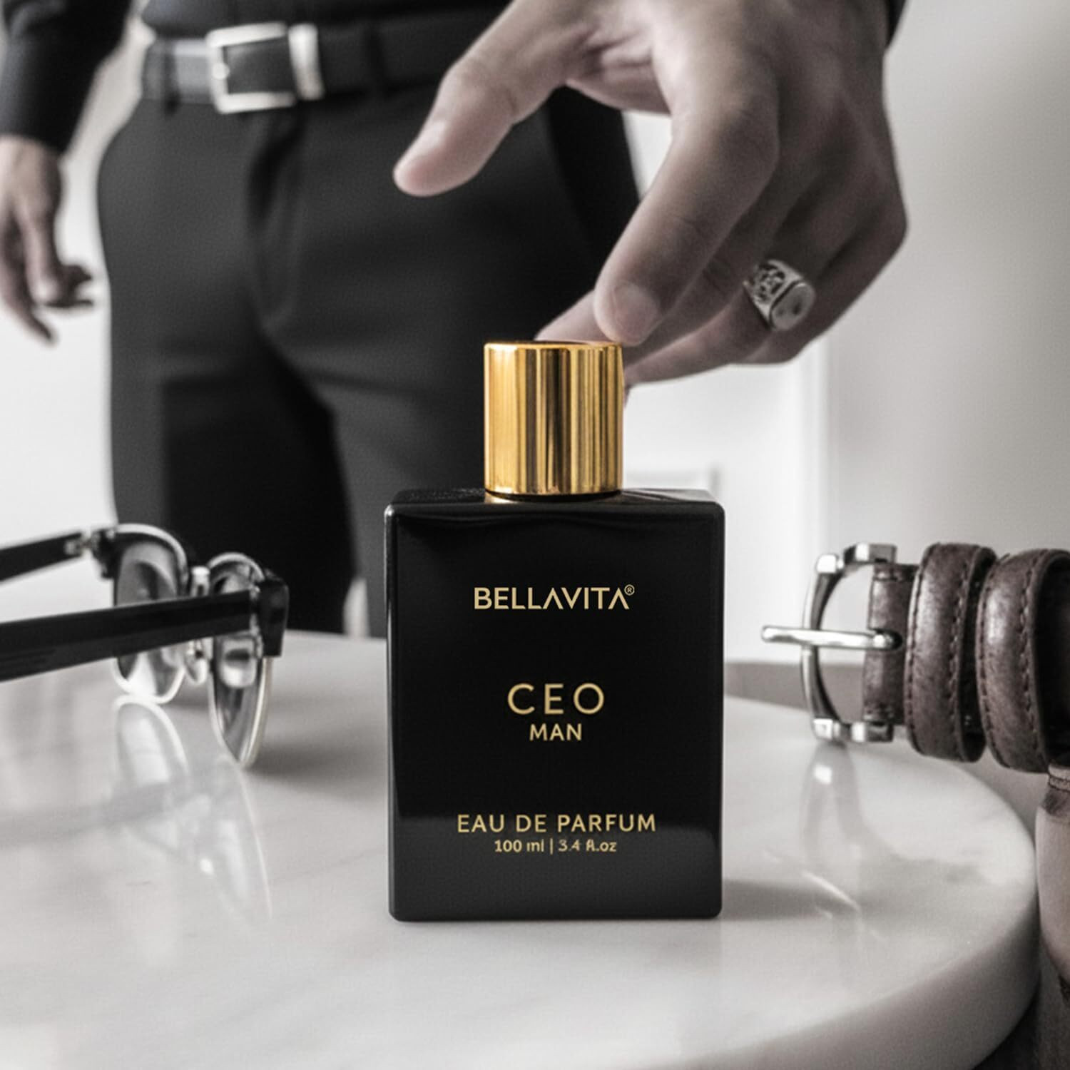 Image of Bellavita Luxury CEO MAN Perfume with Lemon and Mandarin Notes 100ml Eau de Parfum - 100 ml