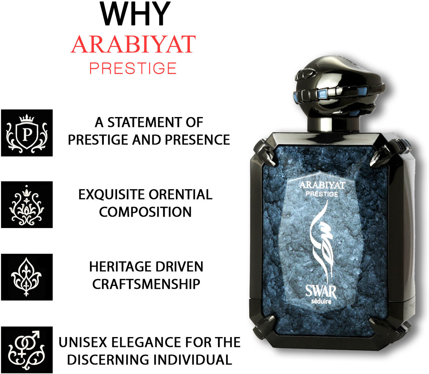Image of ARABIYAT Swar Seduire EDP - 100ML | Unisex Eau de Parfum - 100 ml