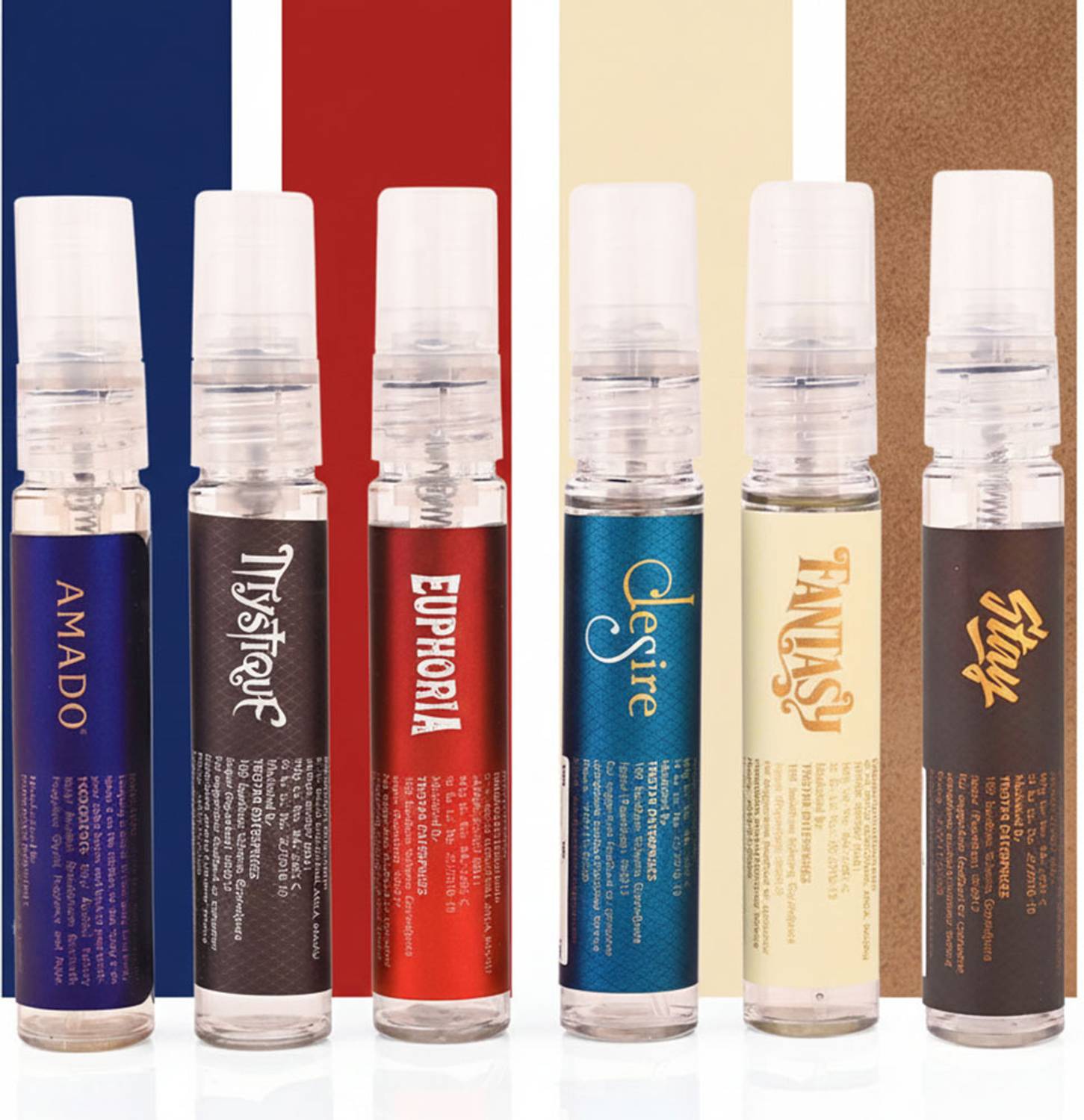 Amado FEEL FRESH & GOOD WITH LONG LASTING PERFUME COMBO PACK OF SIX UNIQUE FRAGRANCES Eau de Parfum  -  60 ml