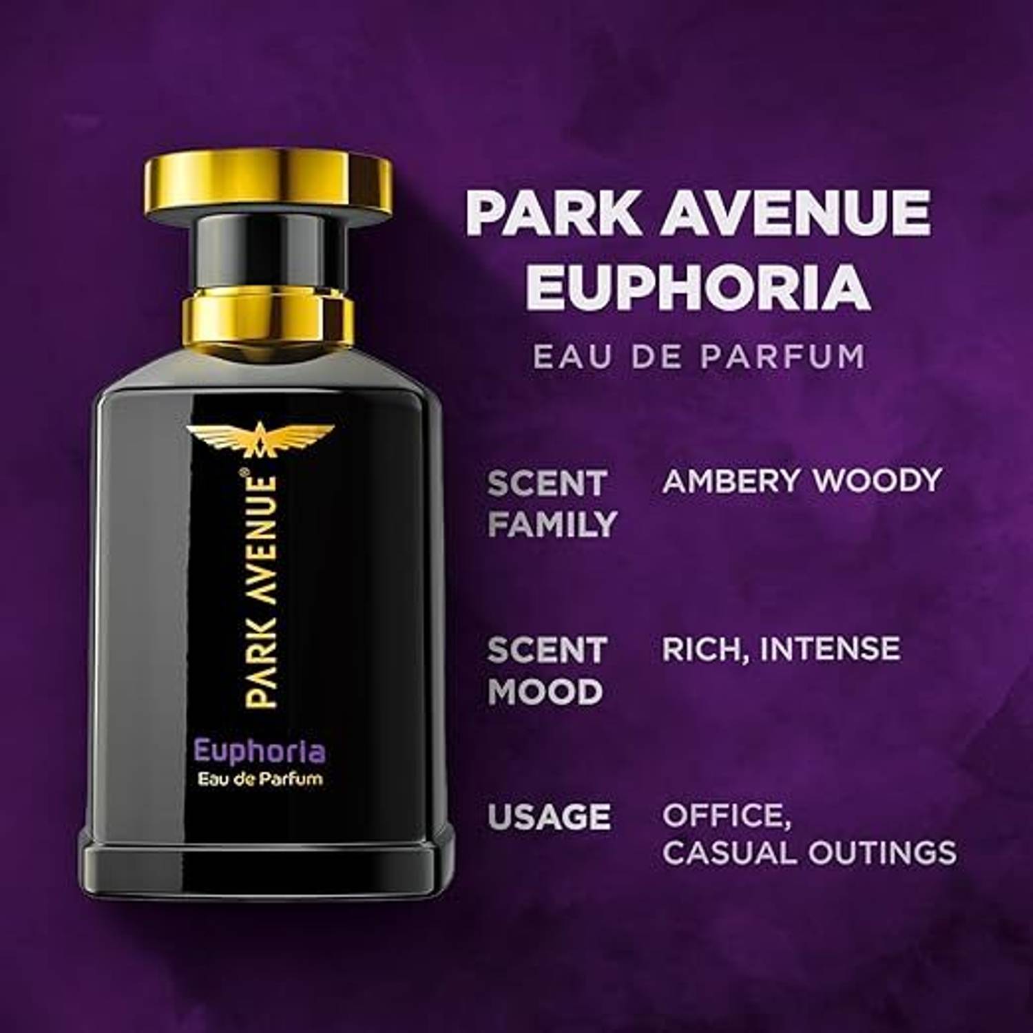 PARK AVENUE Euphoria Eau De Parfum Men, 100ml - Image 3