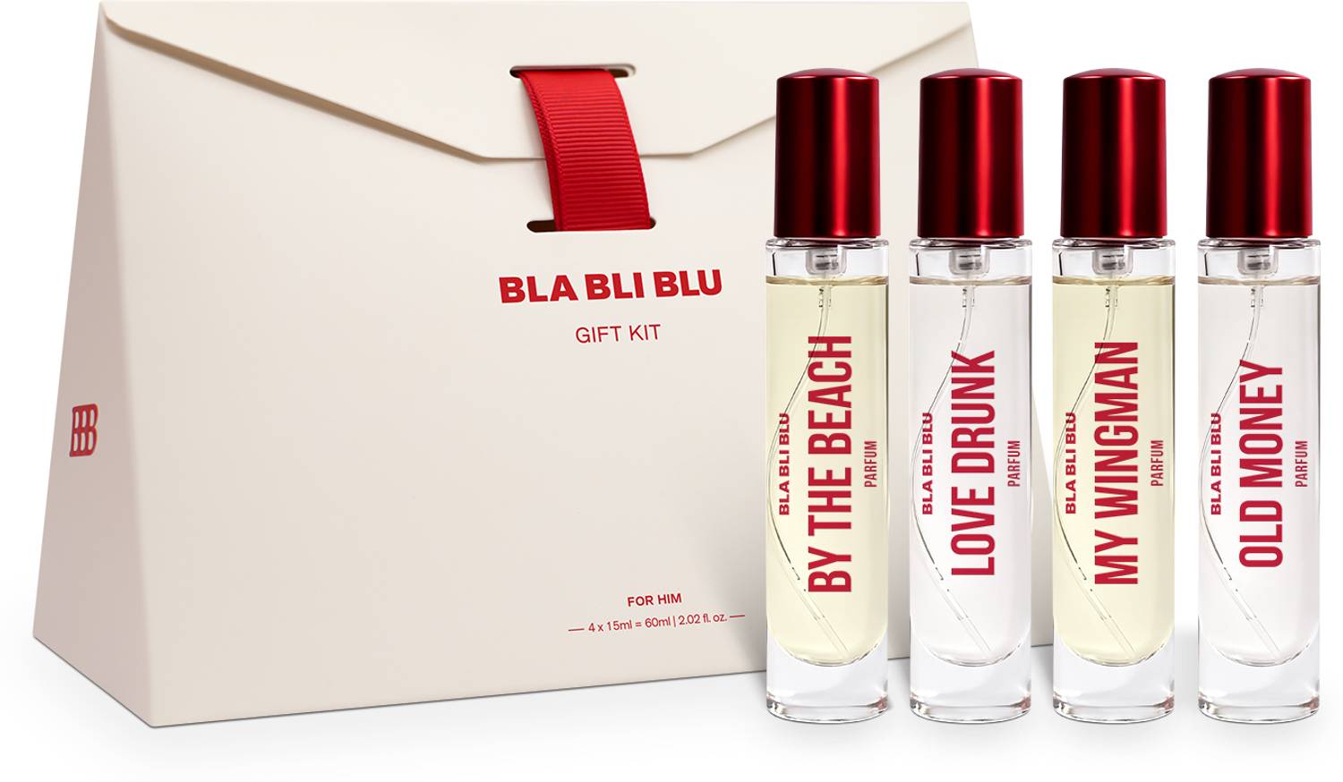 BLA BLI BLU Perfume Gift Set for Him Pack of 4 · 15 ml (60 ml total) - Image 1
