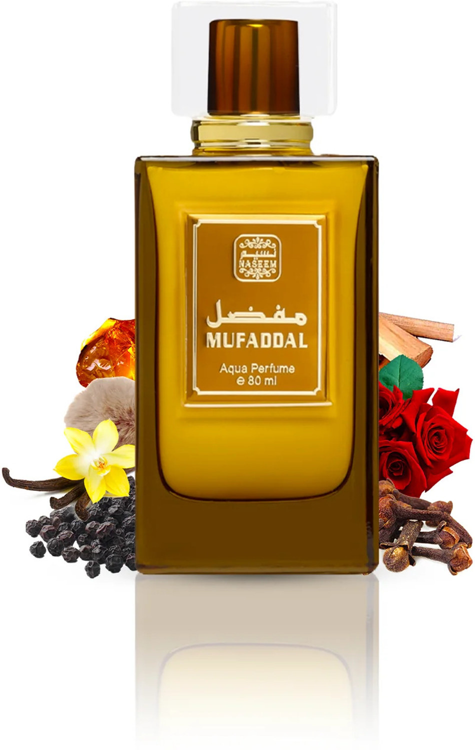 Image of NASEEM Mufaddal Aqua Parfum Alcohol Free Long-Lasting Fragrance Eau de Parfum - 80 ml