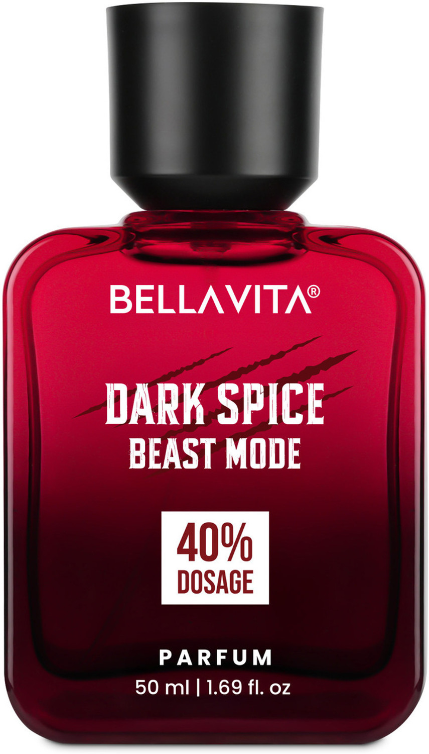 Image of BELLAVITA Dark Spice Beast Mode Perfume|40% Oil Parfum |Long Lasting Spicy Woody Fragrance Eau de Parfum - 50 ml