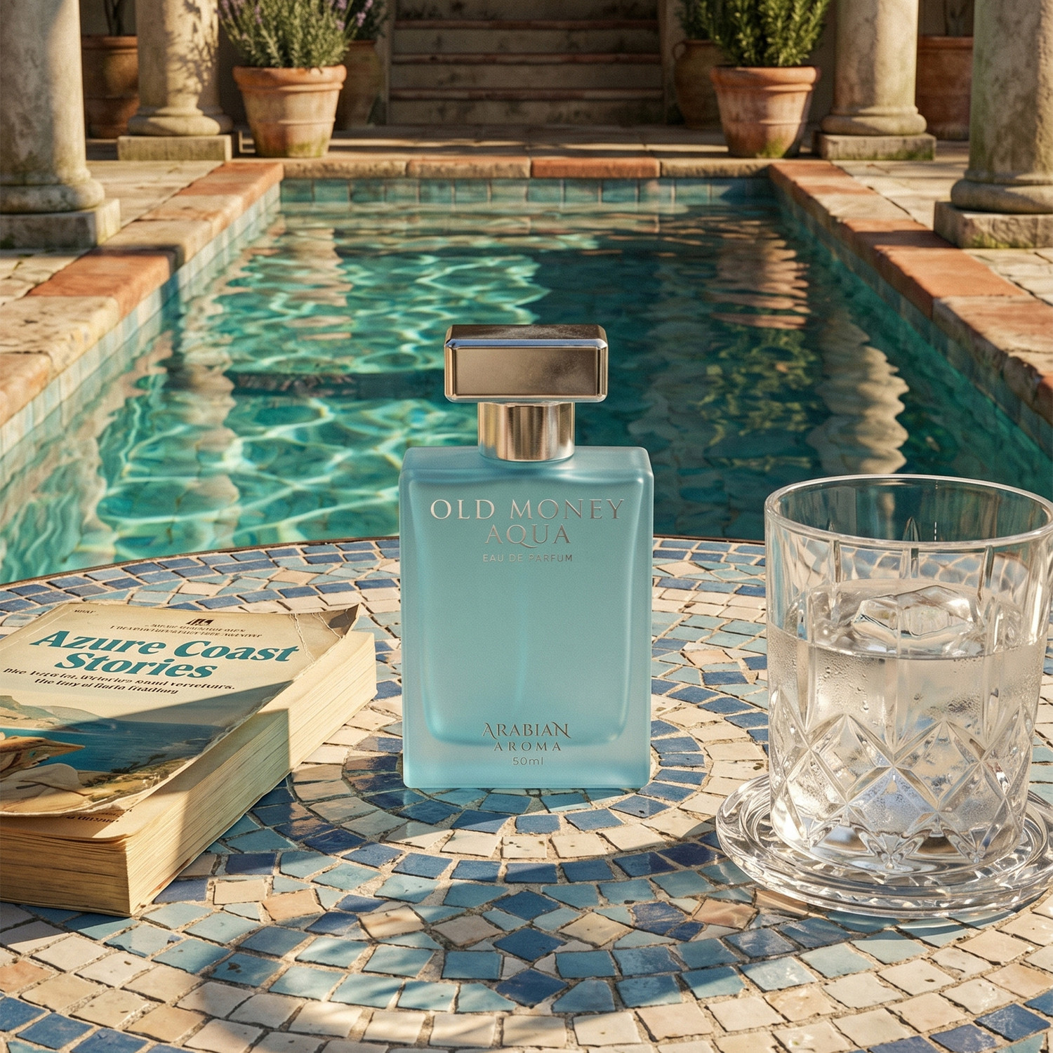 Image of Arabian Aroma Old Money Aqua Fresh Aquatic & Citrus Fragrance Perfume - 50 ml