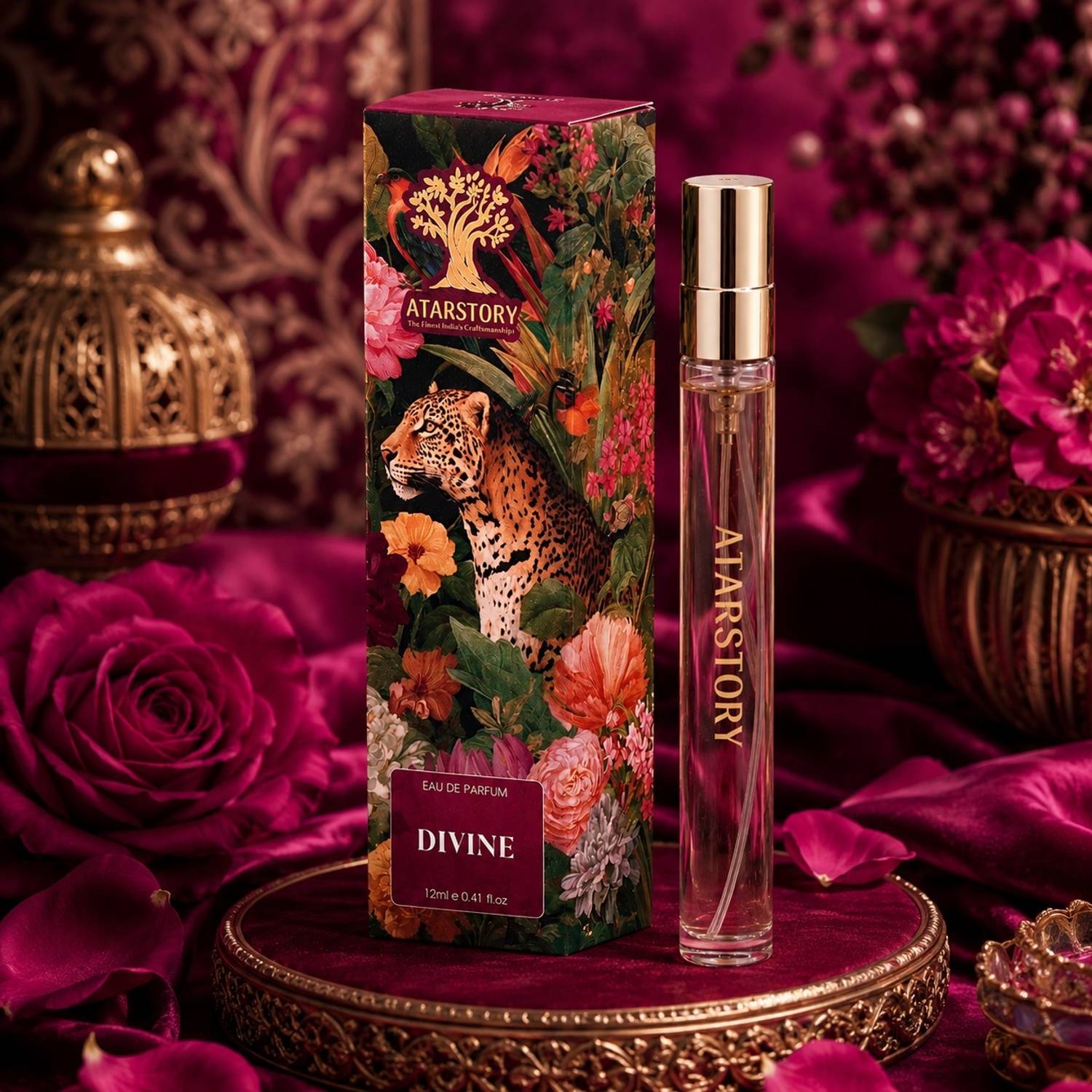 ATARSTORY Divine Eau de Perfume Long Lasting Fragrance for Women & Men Perfect Gifting Perfume  -  12 ml