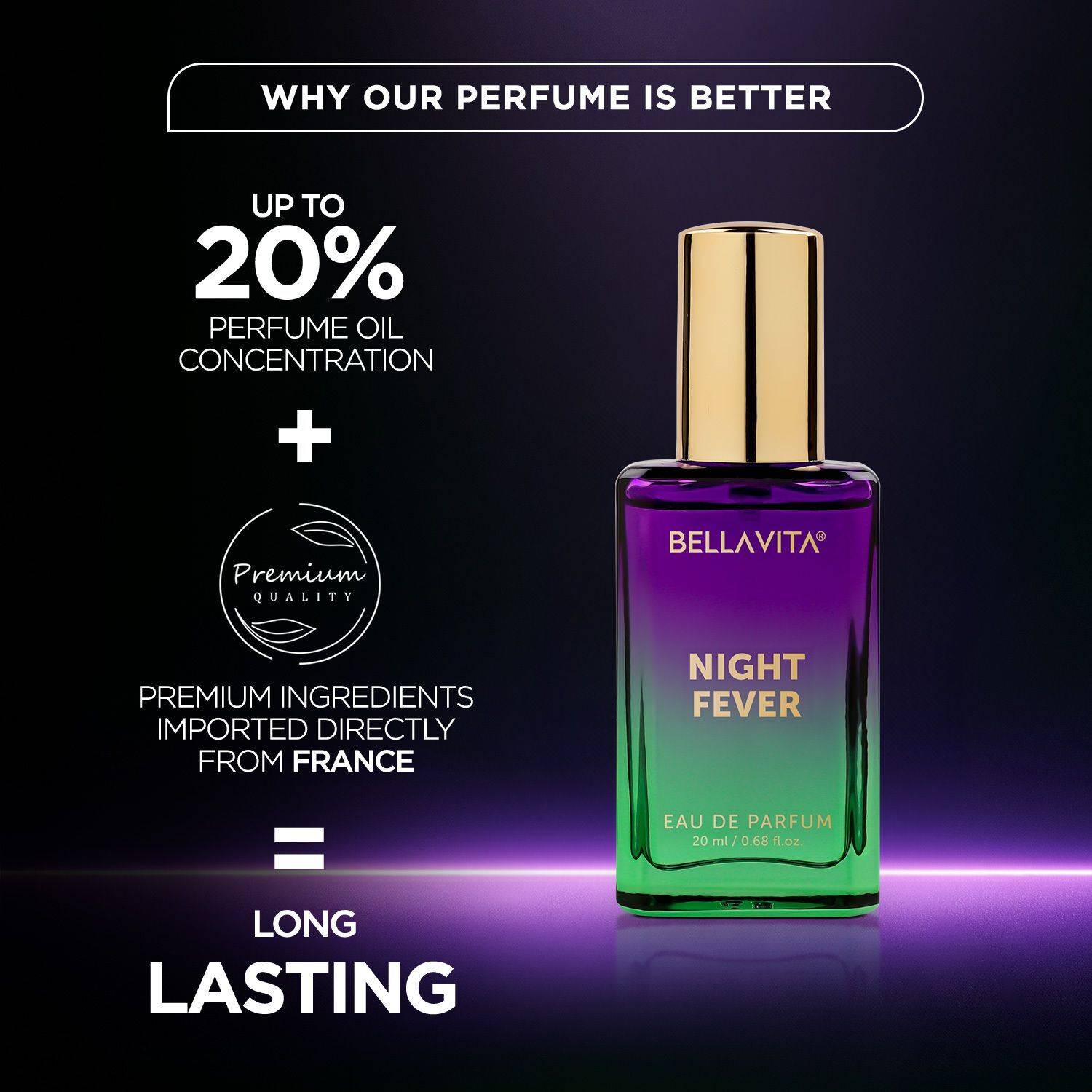 BELLAVITA Night Fever & Ceo Man 40ml Perfume Combo - Image 4