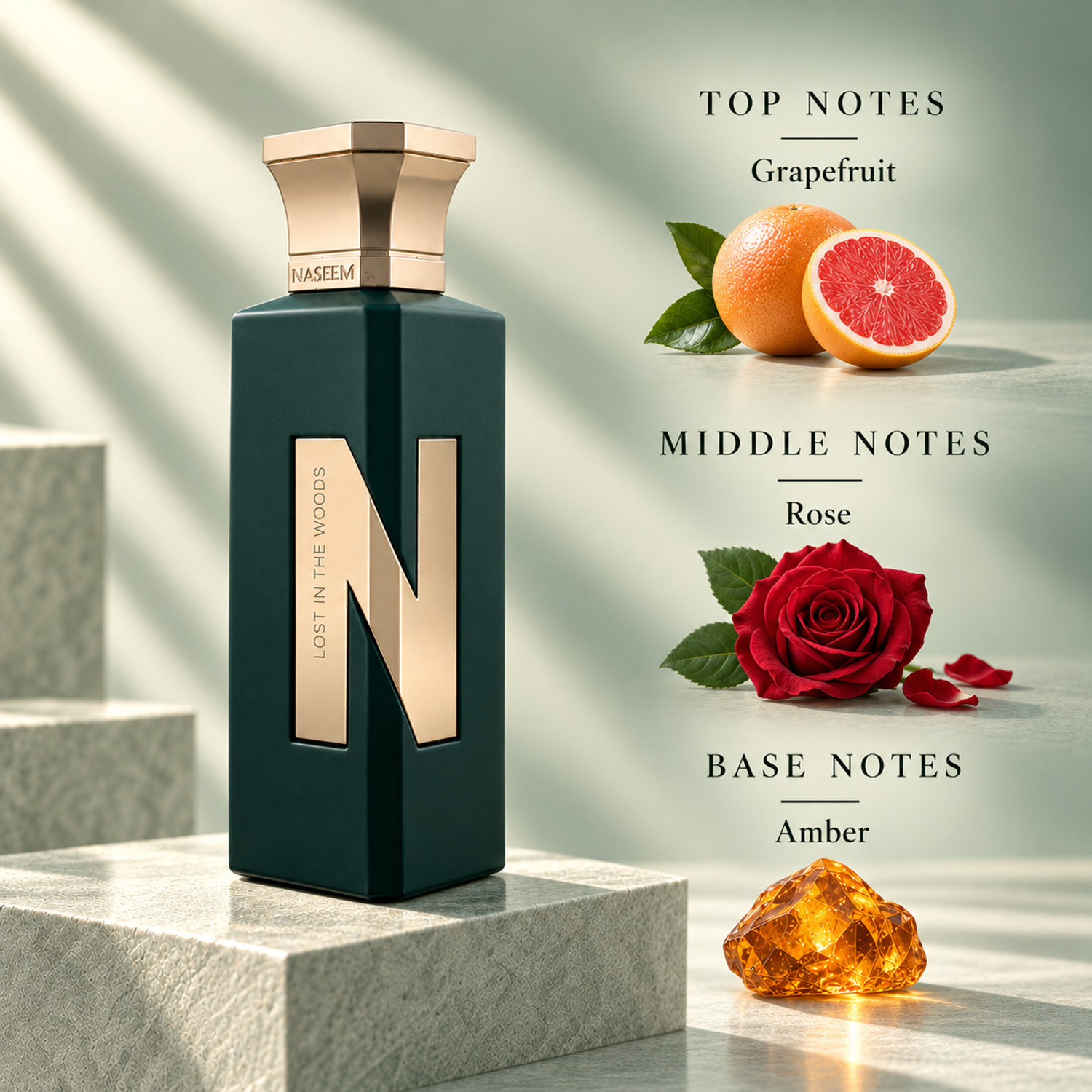 Image of NASEEM Lost In The Woods Aqua Perfume Alcohol Free Long-Lasting Eau De Parfum For Men Eau de Parfum - 75 ml (For Men)