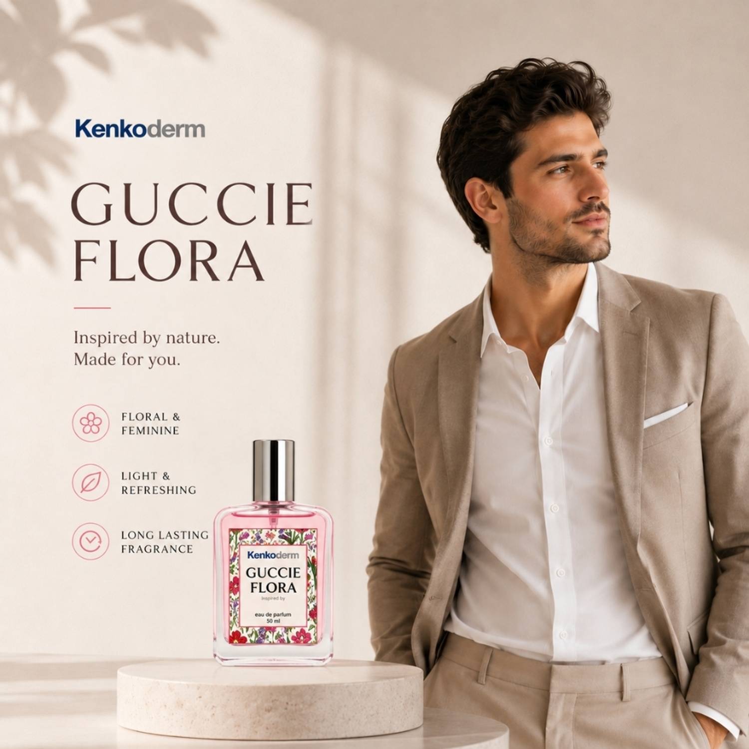 Kenkoderm Guccie Flora 50ml Eau de Parfum - Image 4
