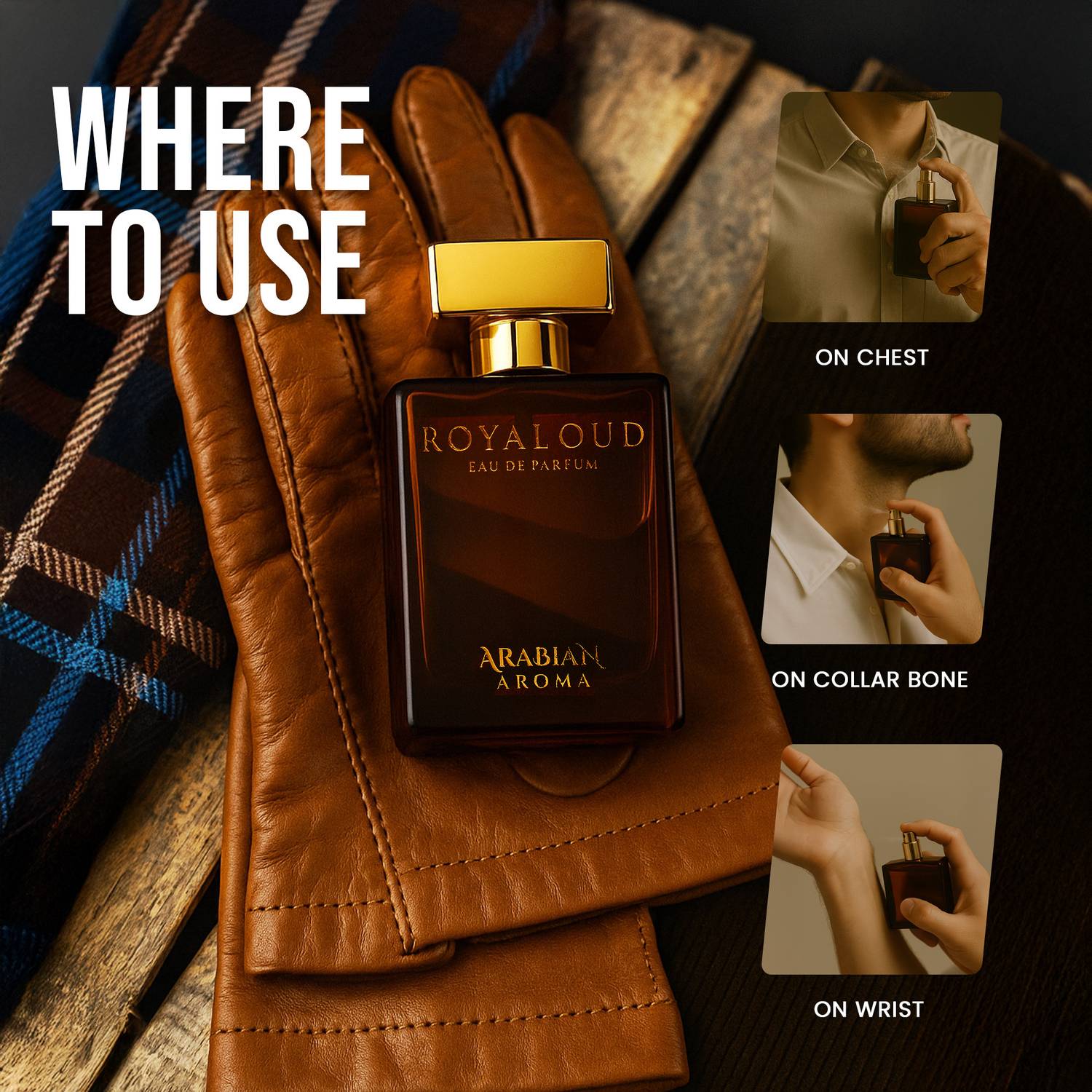 Arabian Aroma Seduction & Royal Oud Perfume 60 ml - Image 4