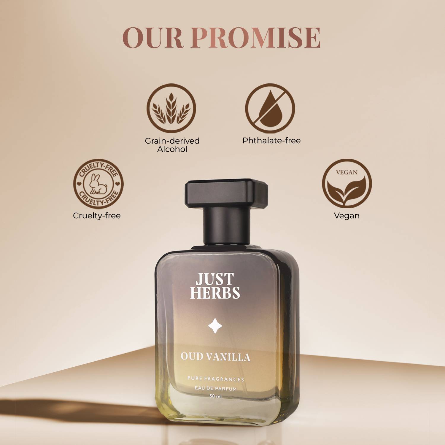Just Herbs Intense Oud Vanilla Eau de Parfum - 50 ml - Image 5