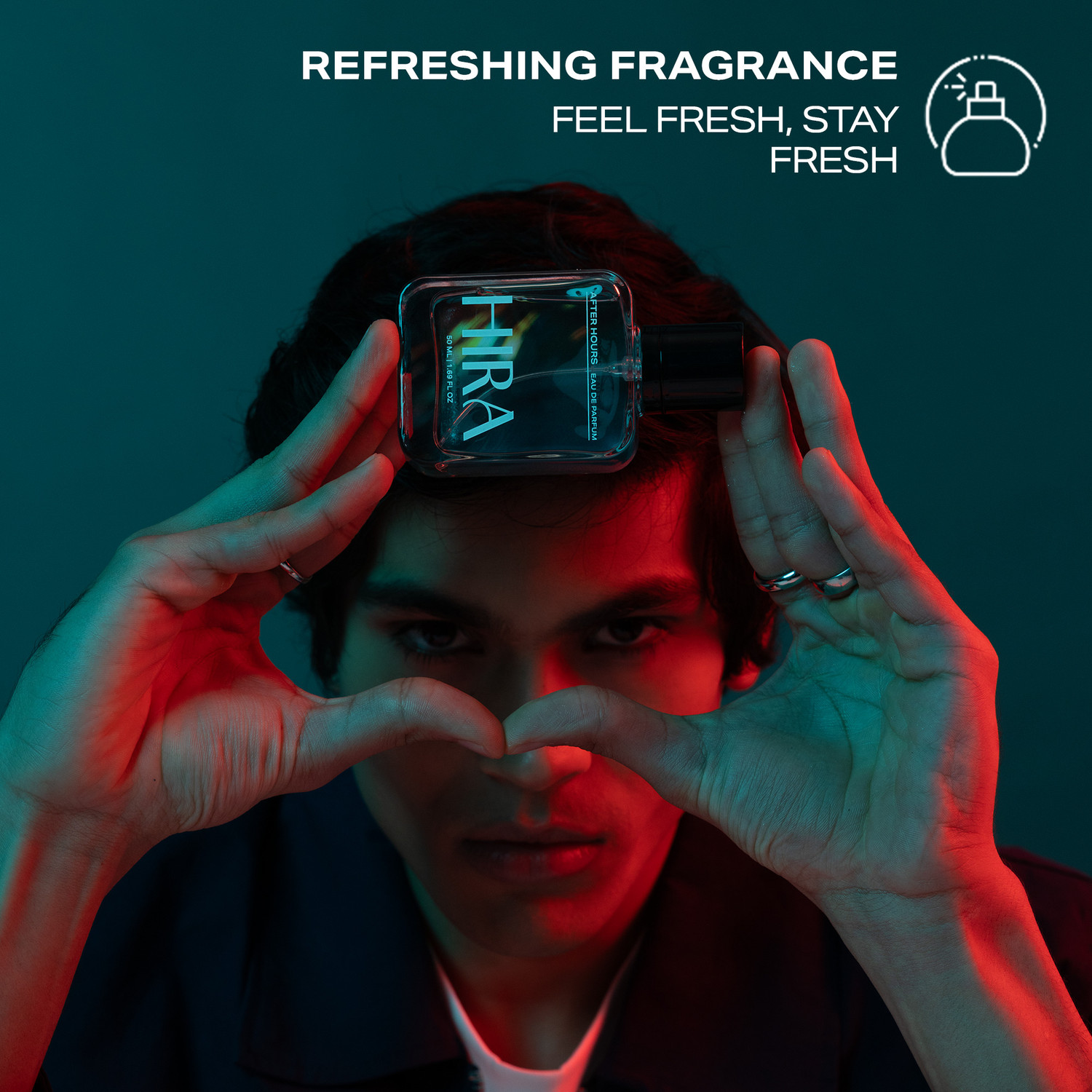 Image of HIRA After Hours Perfume | Long Lasting Smell | Best with Fresh & Woody Fragrance Eau de Parfum - 50 ml