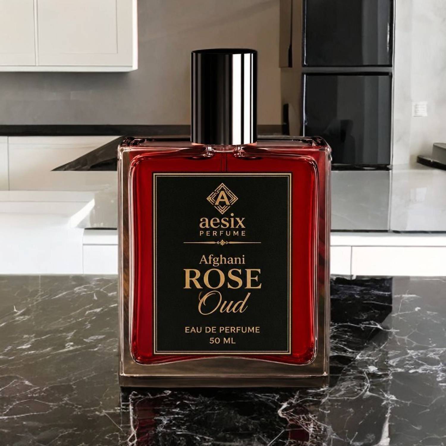 aesix Rose Oud Afghani EDP 50 ml - Image 2