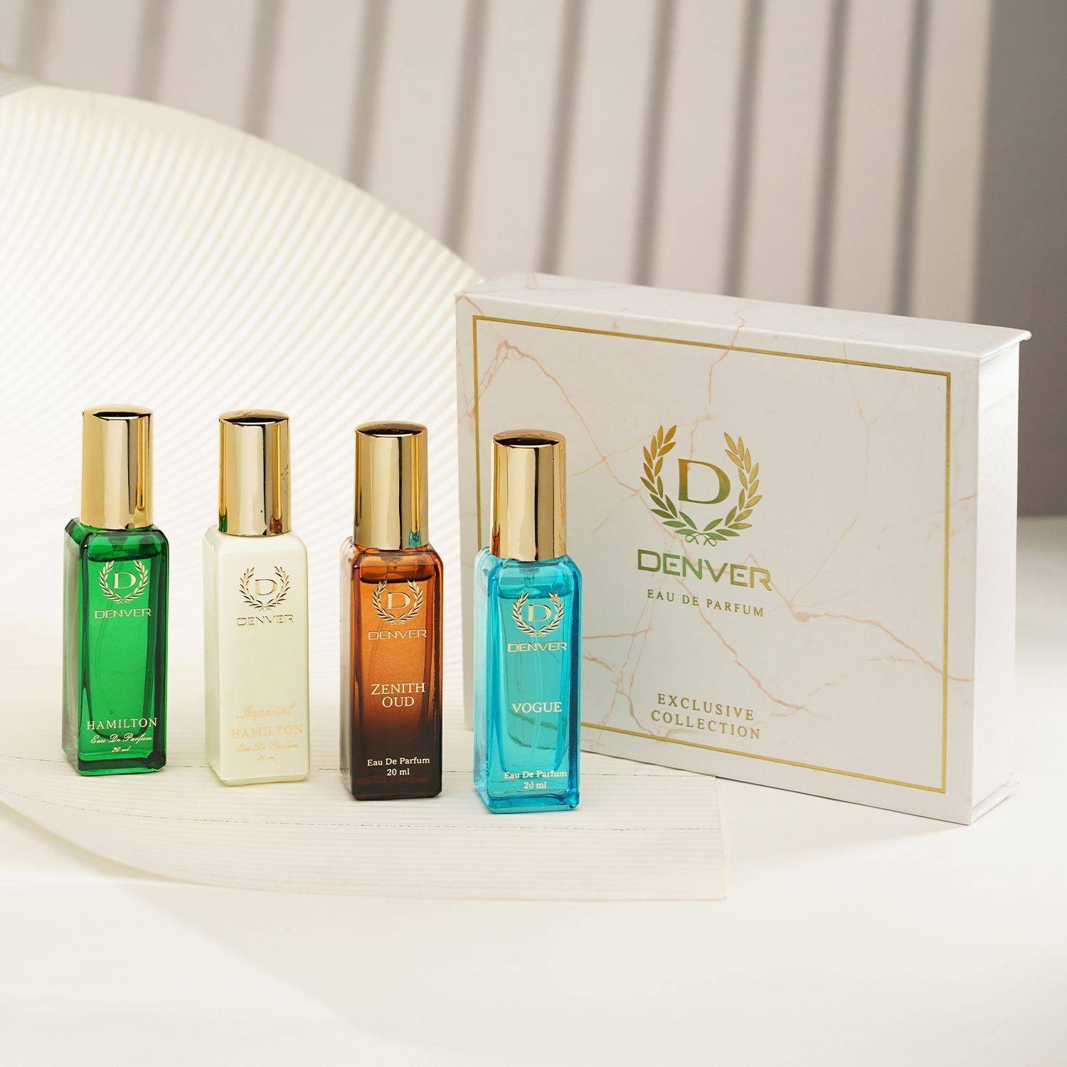 DENVER Luxury Collection Unisex Perfume 20ml x 4 - Image 2