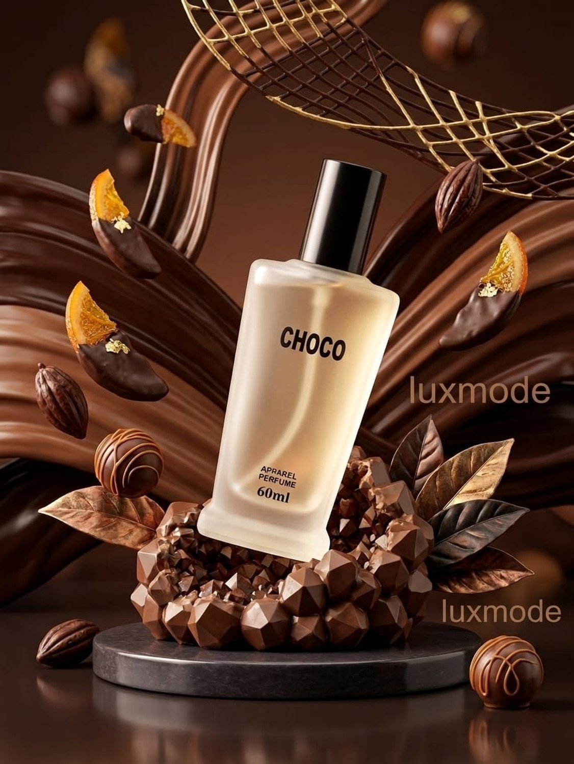 Image of LUXMODE Choco Romantic Chocolate Perfume For Men Women Eau de Parfum - 60 ml