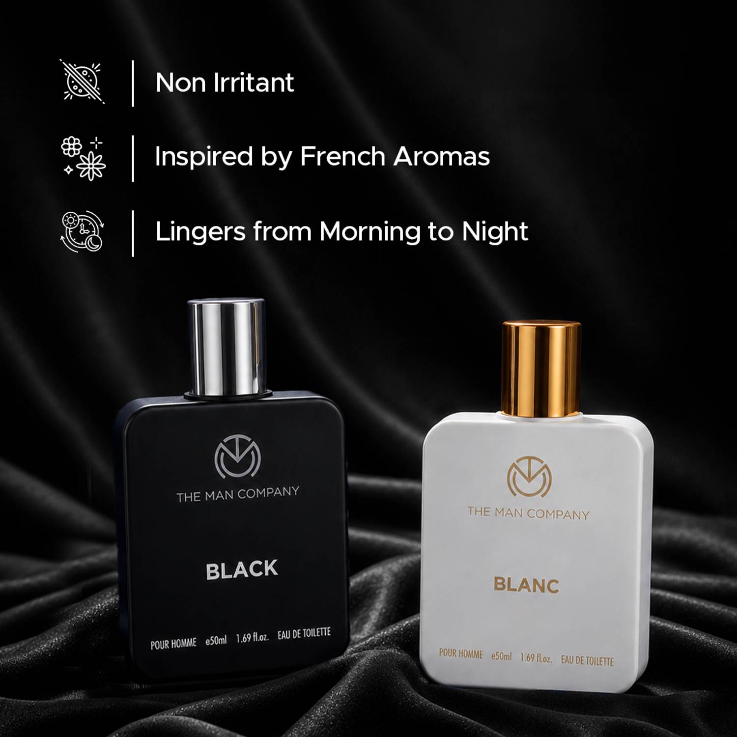The Man Company Blanc & Black EDT 50ml Gift Set - Image 4