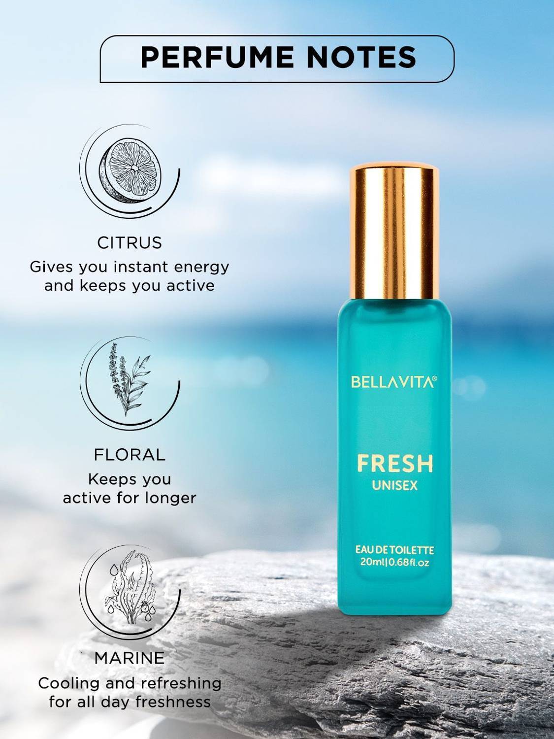 BELLAVITA Fresh Eau De Toilette 20 ml - Image 2