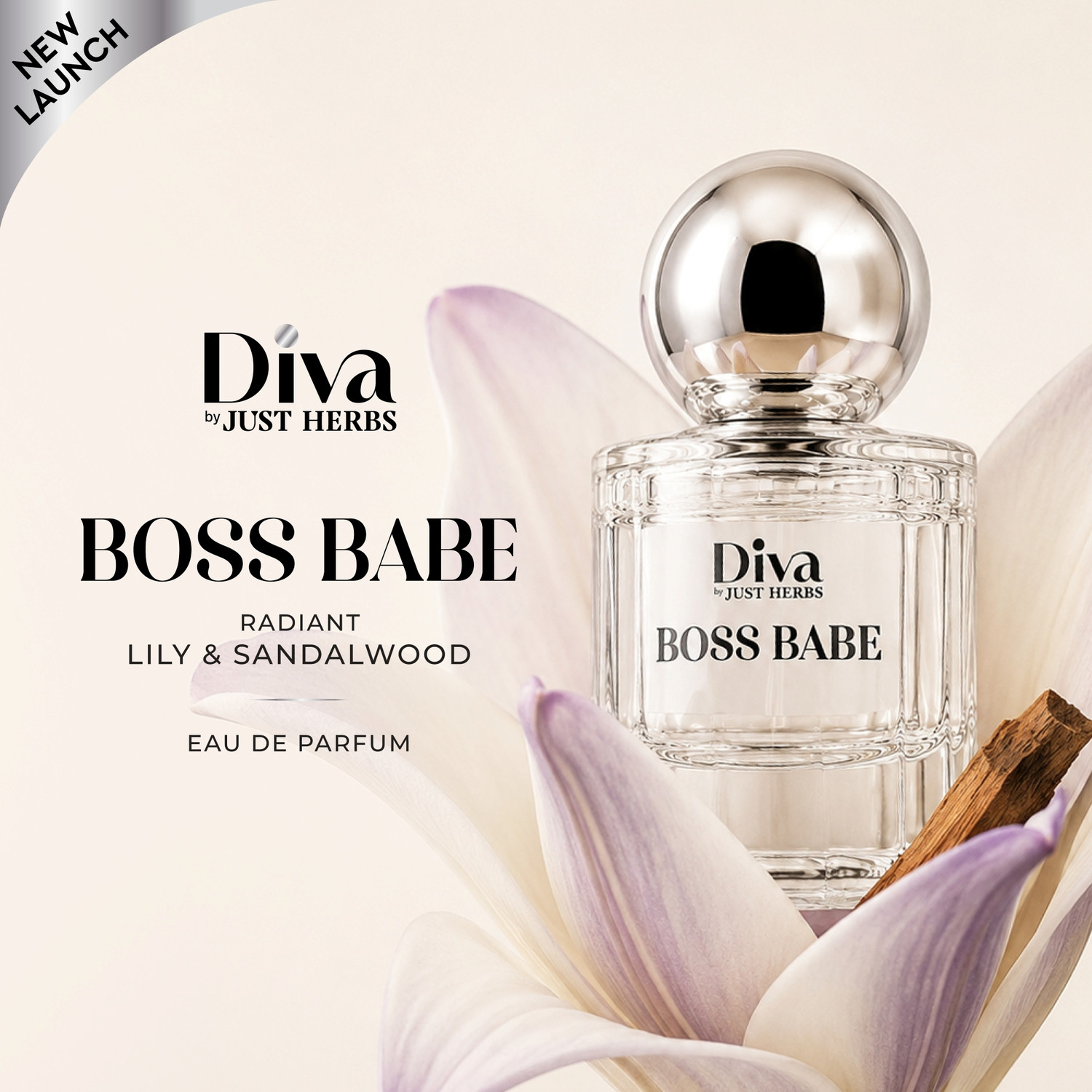 Image of Just Herbs Diva Boss Babe Long Lasting Eau de Parfum - 50 ml