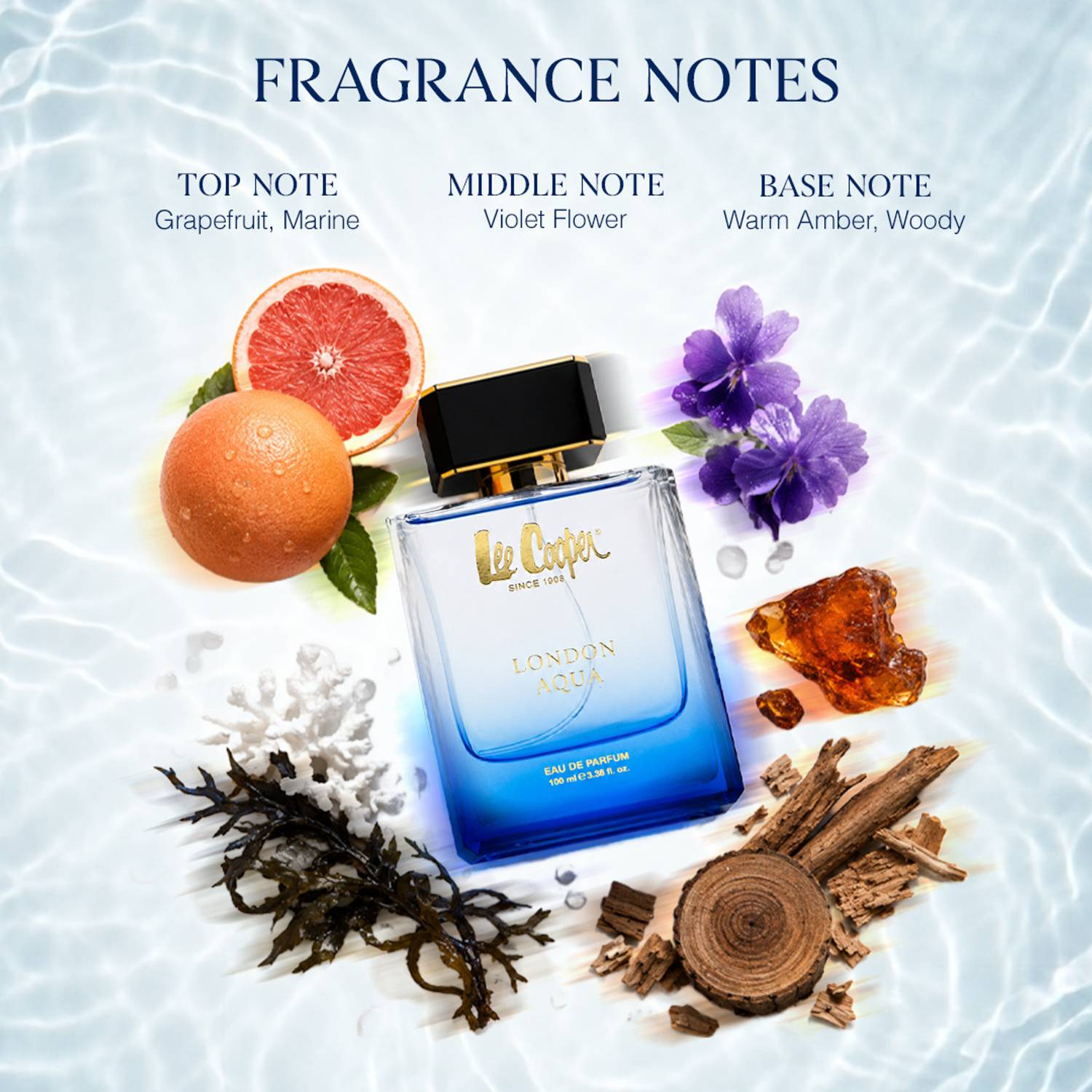 LEE COOPER London Aqua 100 ml Eau de Parfum - Image 3