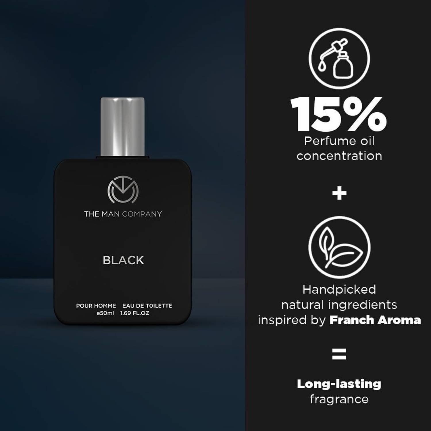 THE MAN COMPANY Black Eau de Toilette 50 ml - Image 3