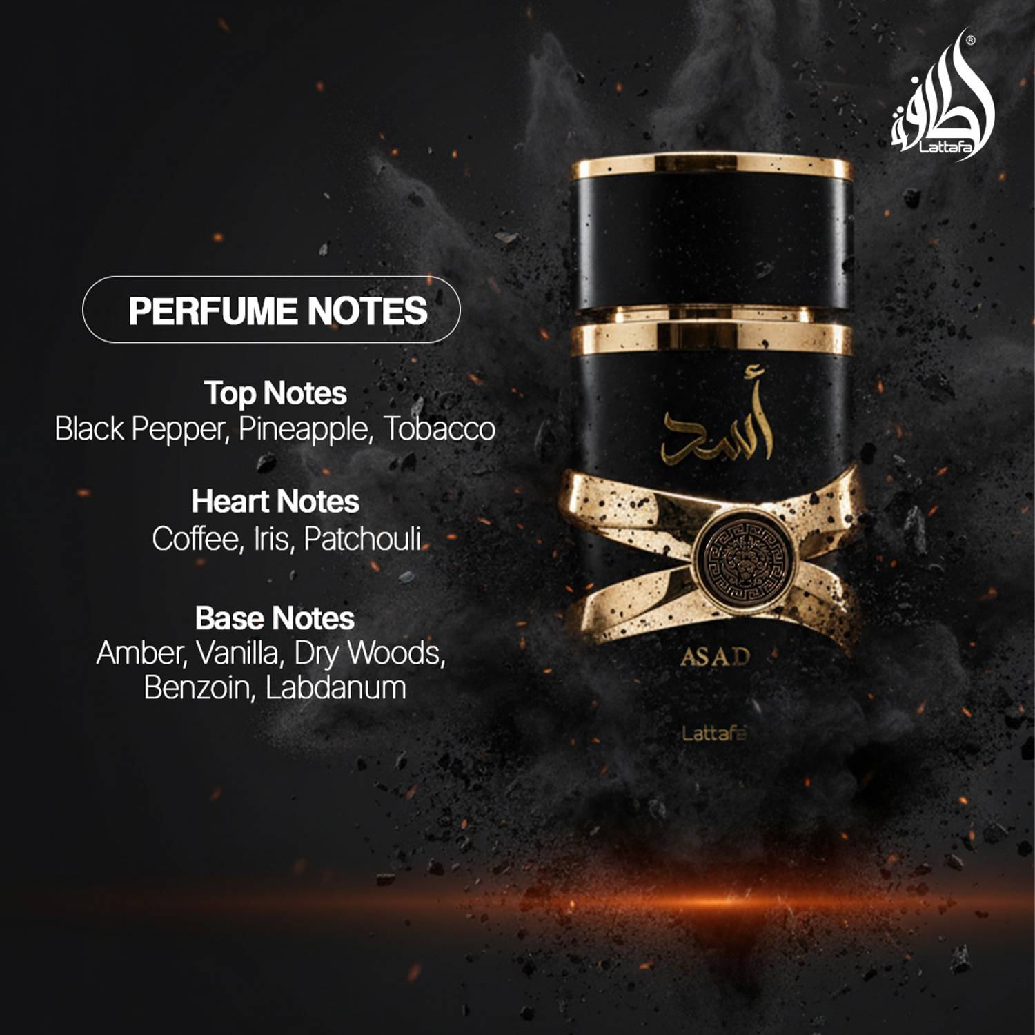 Lattafa Asad 100ml Eau de Parfum - Image 3