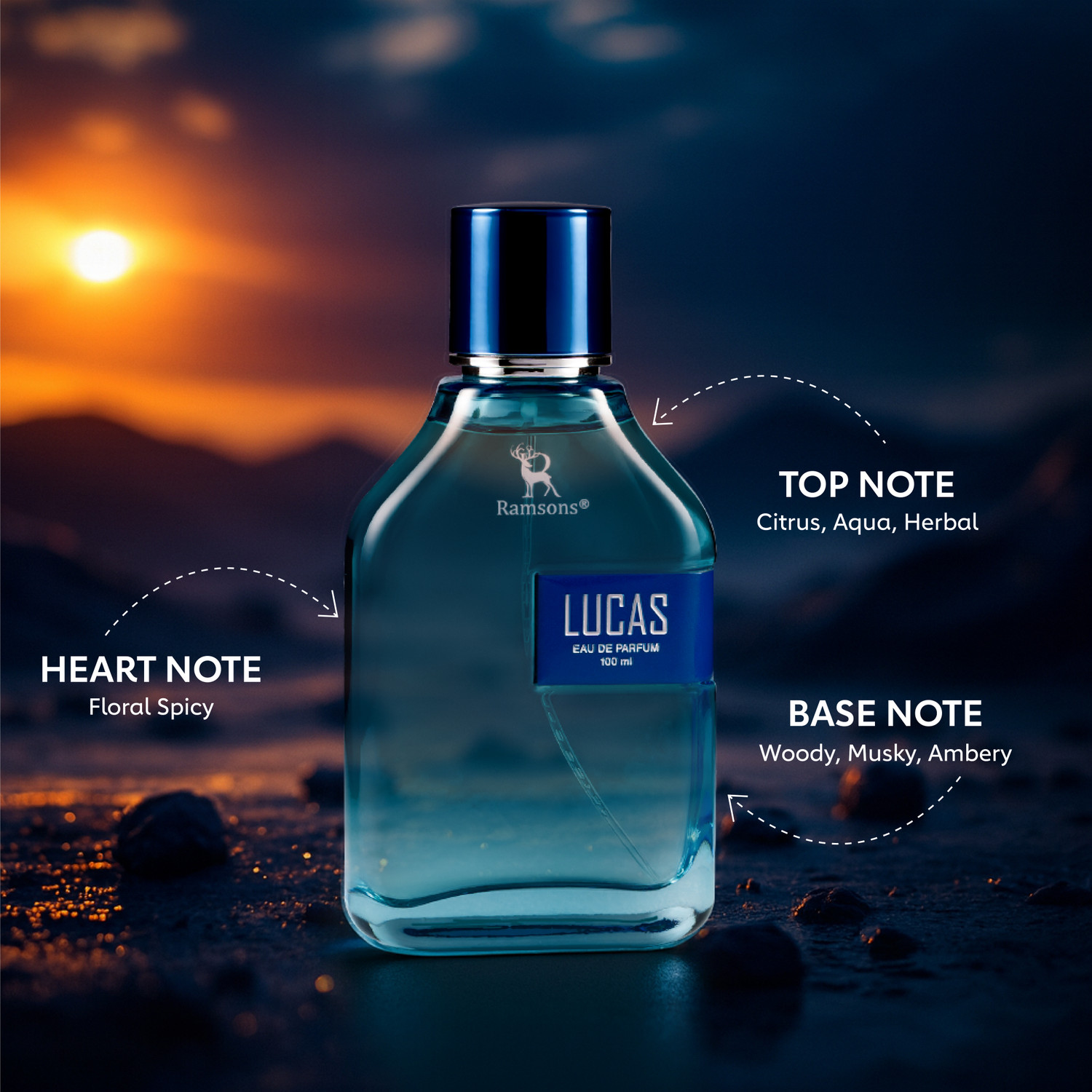 Image of RAMSONS LUCAS Eau de Parfum - 100 ml