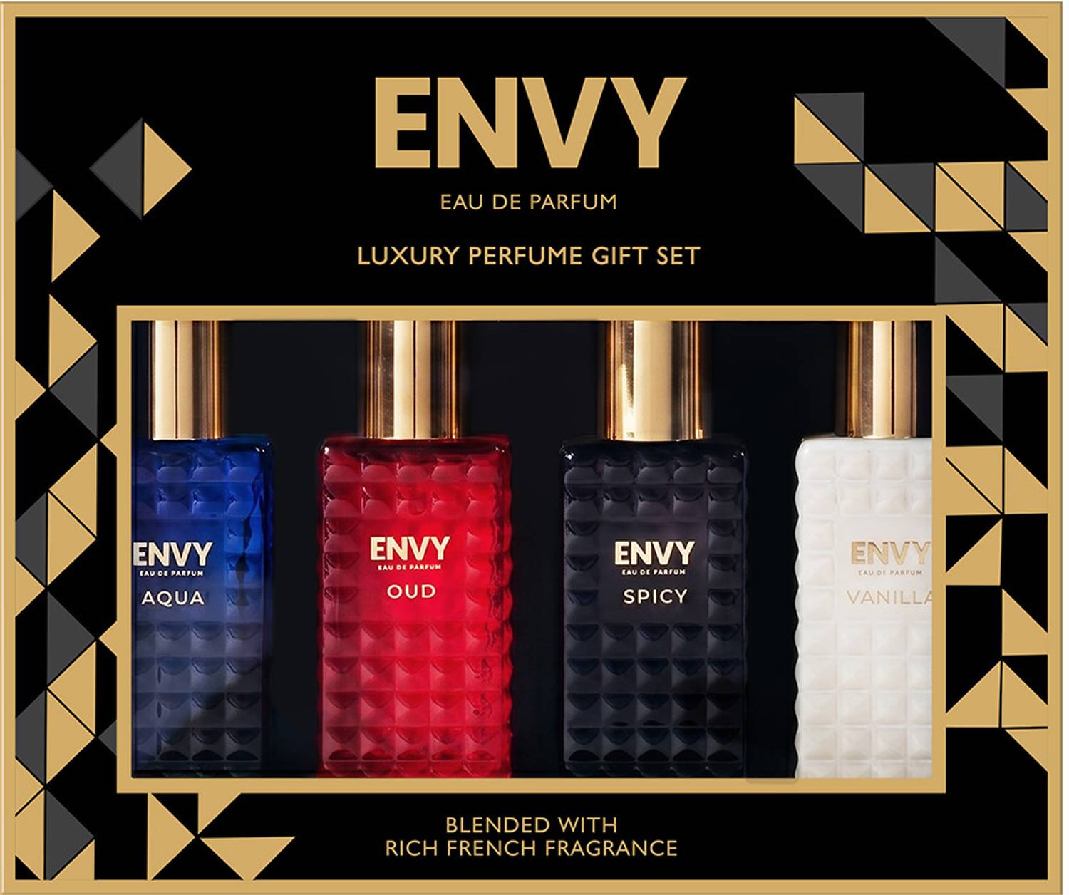 Envy Unisex Perfume Gift Set - 4 × Pack of 4 · 20 ml (80 ml total) - Image 1