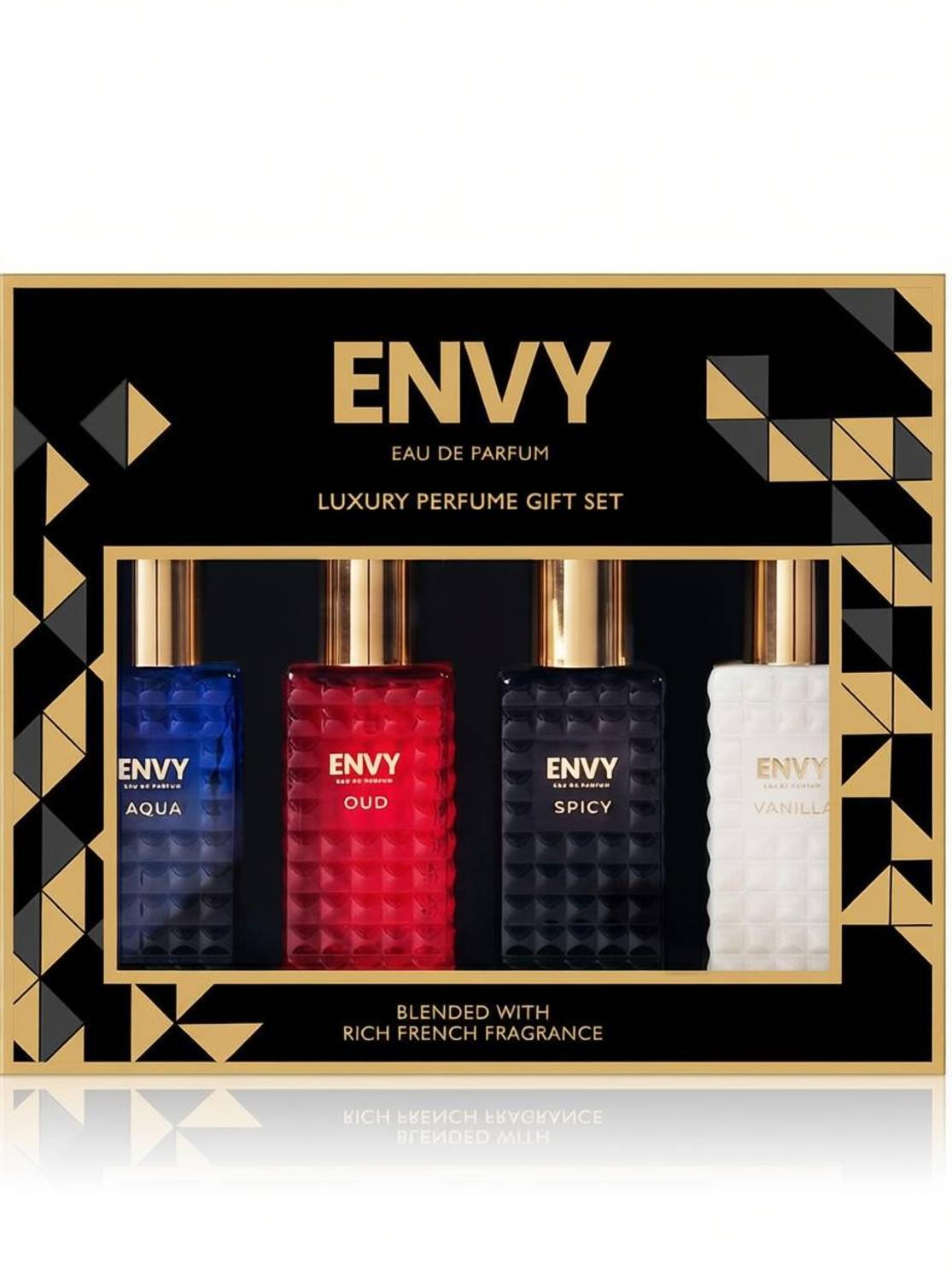 Envy Unisex Perfume Gift Set - 4 × Pack of 4 · 20 ml (80 ml total) - Image 1
