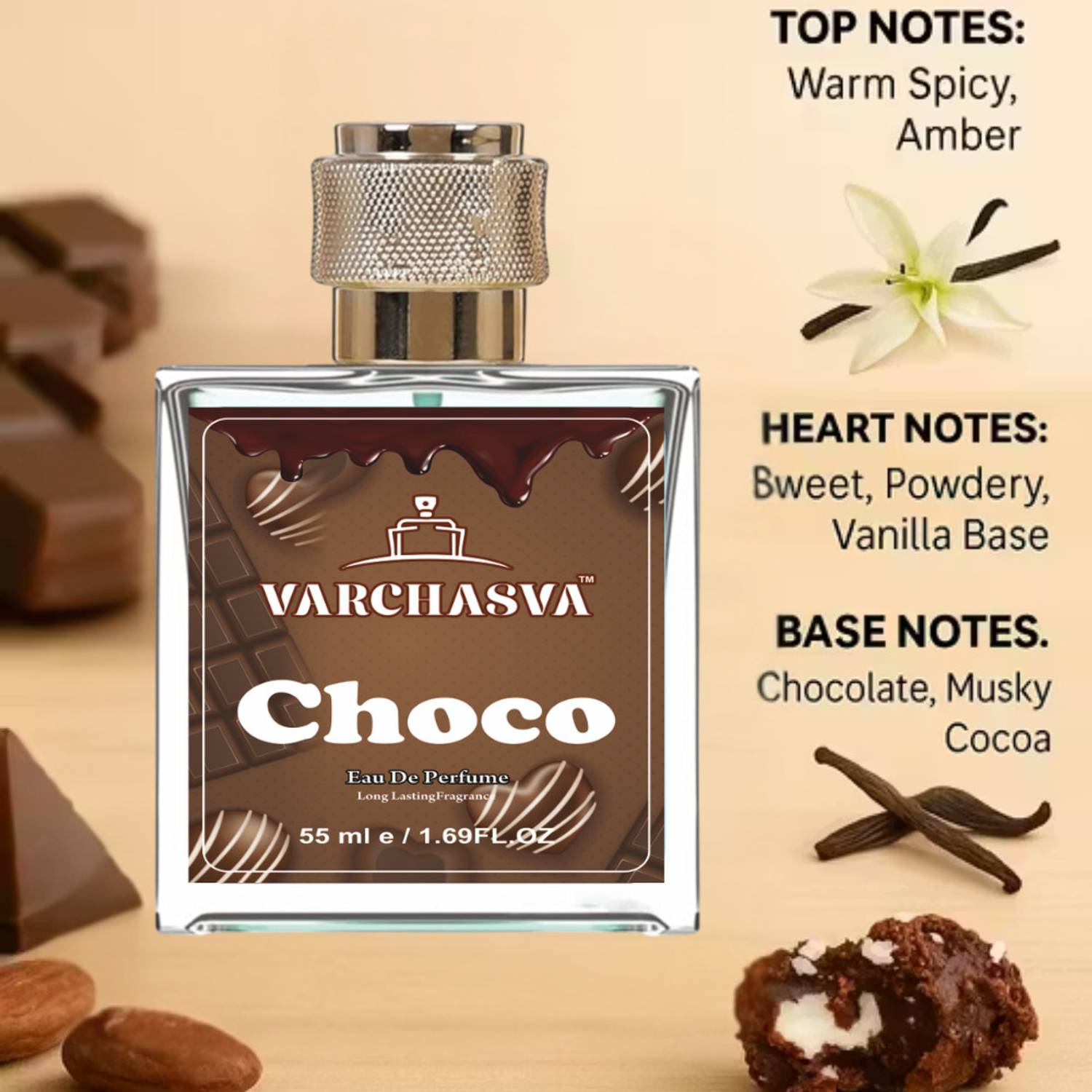 varchasva Chocolate Perfume 50 ml - Image 3