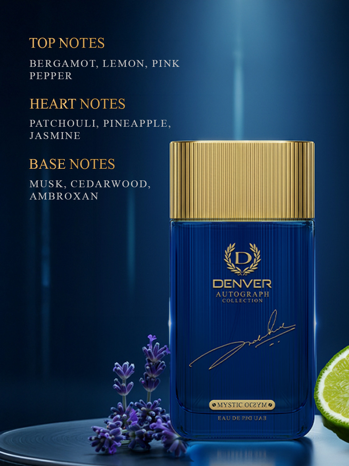 Image of DENVER SRK Autograph Mystic Ocean Perfume - 60 ml