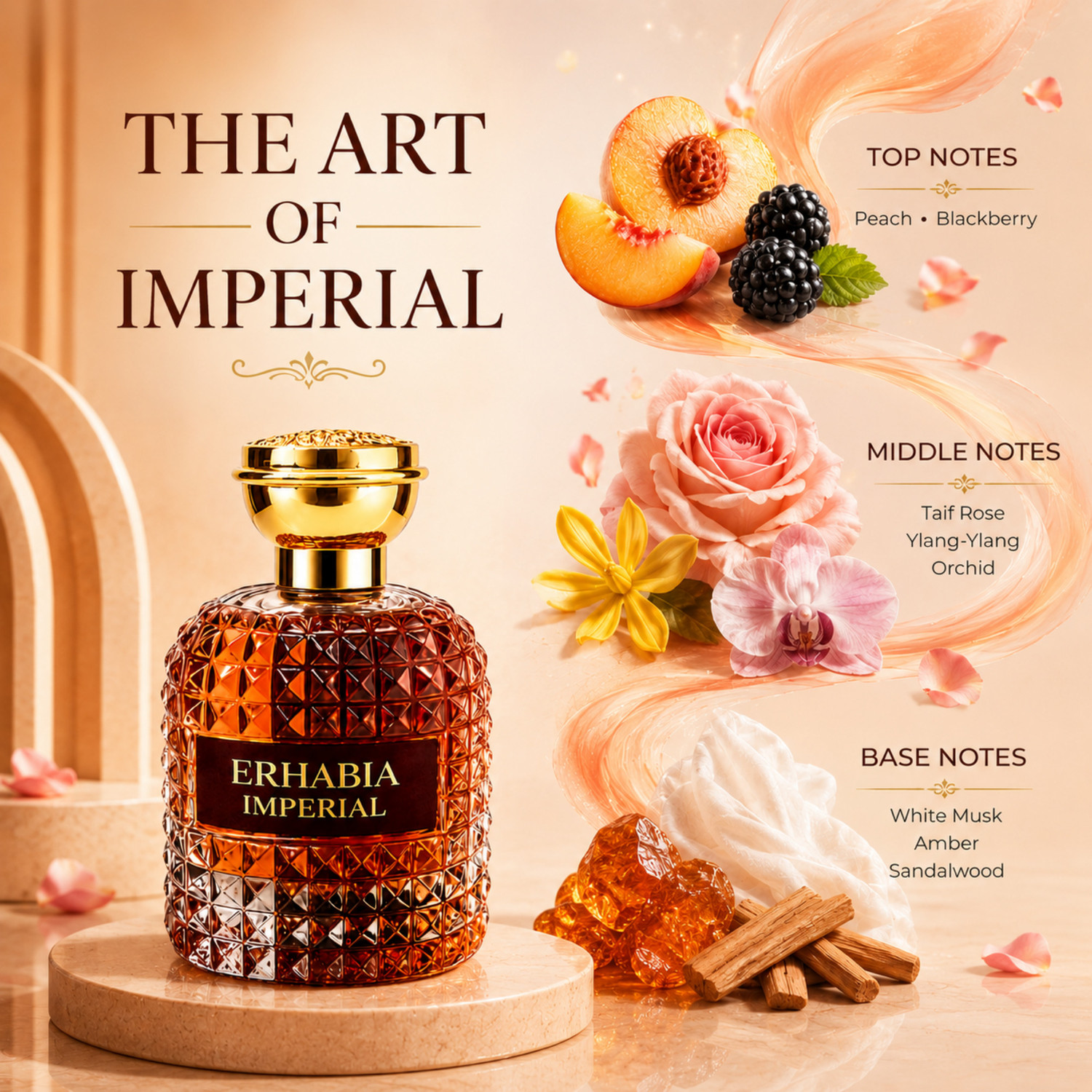 Image of erhabia Premium Long Lasting Unisex Perfume Spray Eau de Parfum - 100 ml (For Men & Women)