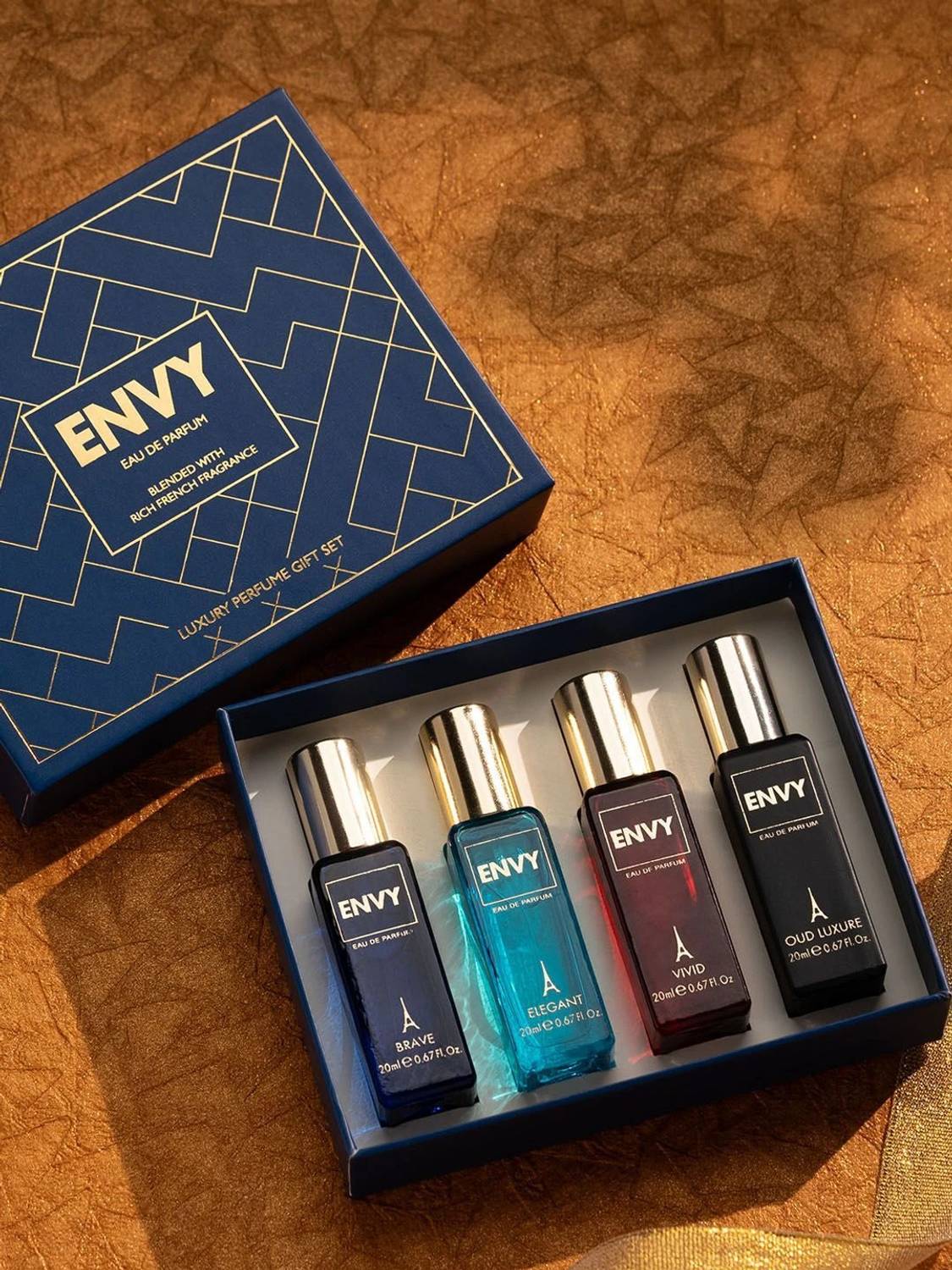 Envy Blue Luxury Perfume Gift Set 80 ml 20 ml - Image 5